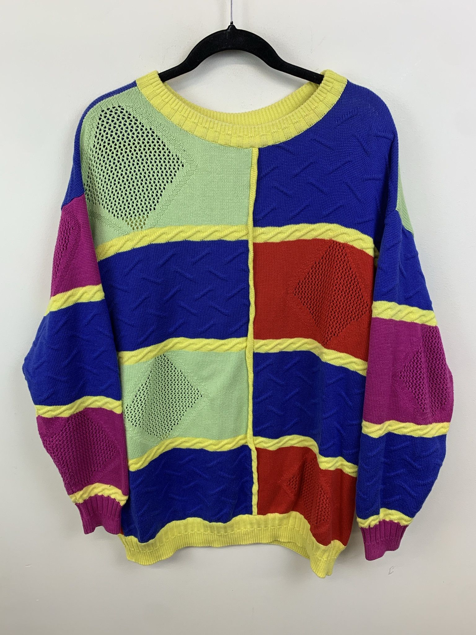 VERSACE VINTAGE 90s COLOR KNIT