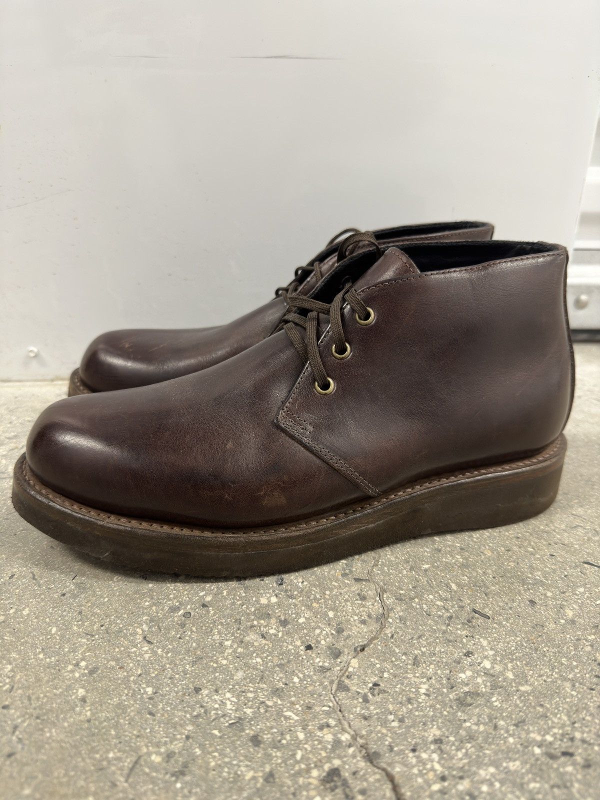 Ace Boot Co Brown Leather Chukka Boots size 10