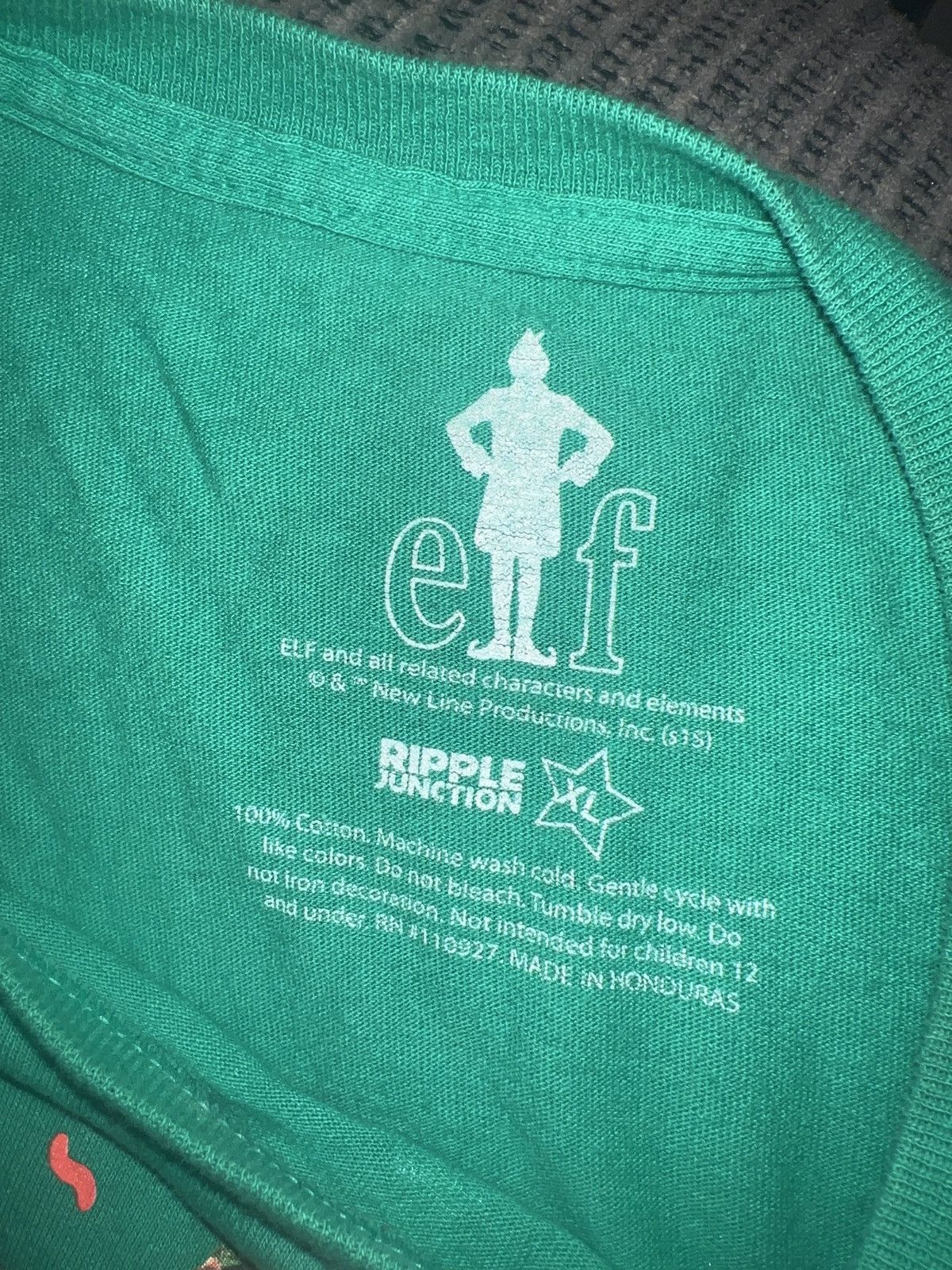 Ripple Junction Ripple Junction Elf Smiling’s My Favorite! Tee Size US XL / EU 56 / 4 - 5 Thumbnail