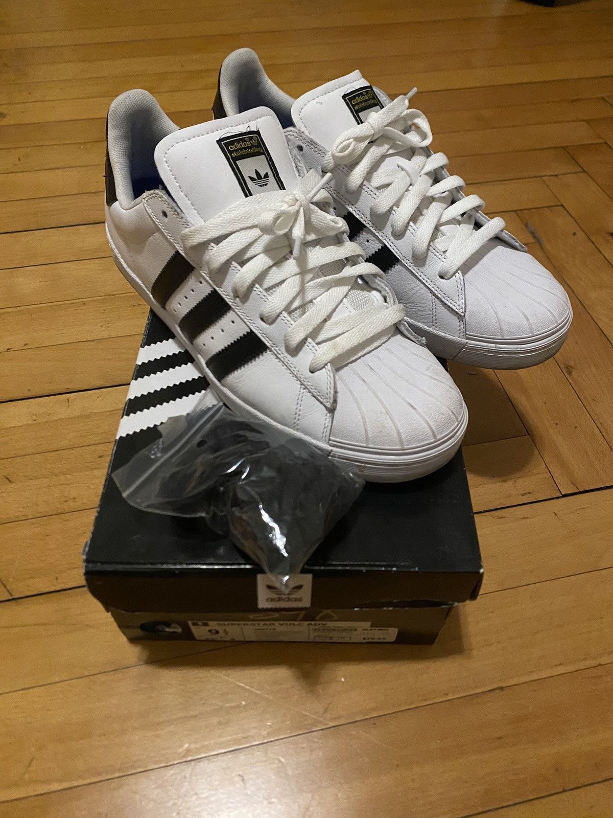 Adidas Adidas skate superstar vulc low 9.5 | Grailed