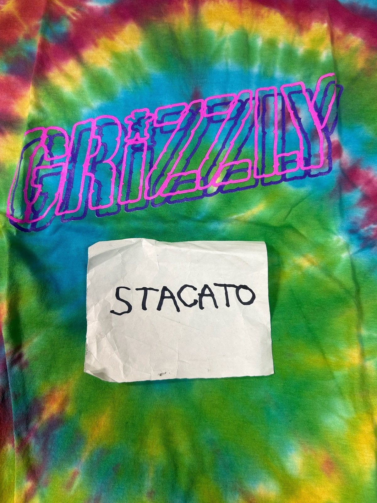 Grizzly Griptape × Rap Tees Grizzly Griptape Logo Tie Dye Tee Size US M / EU 48-50 / 2 - 4 Thumbnail
