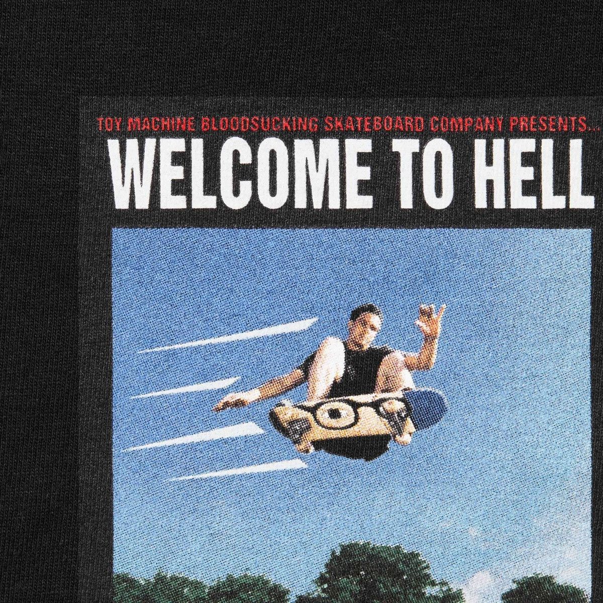 Supreme × Toy Machine Supreme Toy Machine Welcome To Hell Tee Black Large SS24 Size US L / EU 52-54 / 3 - 3 Thumbnail