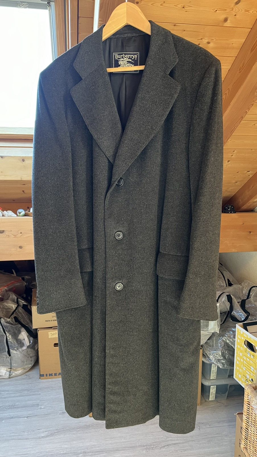 Burberry Burberrys' Mens Cashmere coat Size US M / EU 48-50 / 2 - 1 Thumbnail