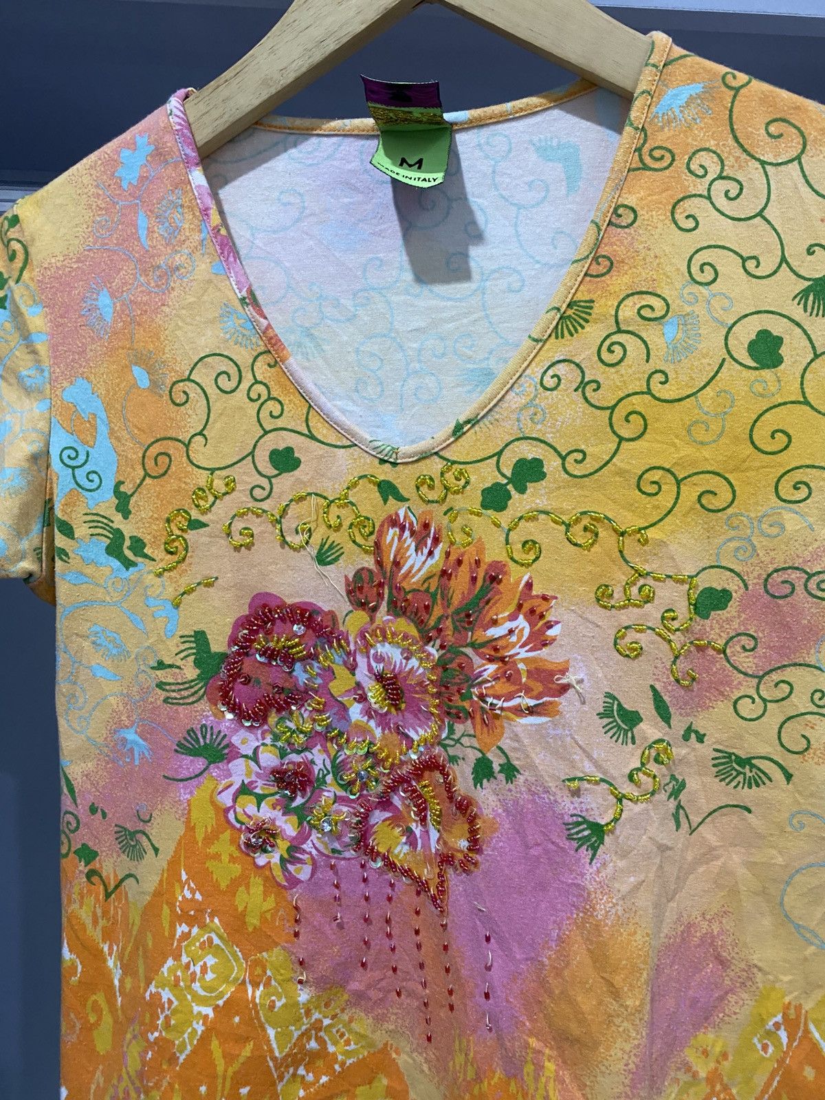 Other Save The Queen Flower Crystal Tshirt Size M / US 6-8 / IT 42-44 - 2 Thumbnail