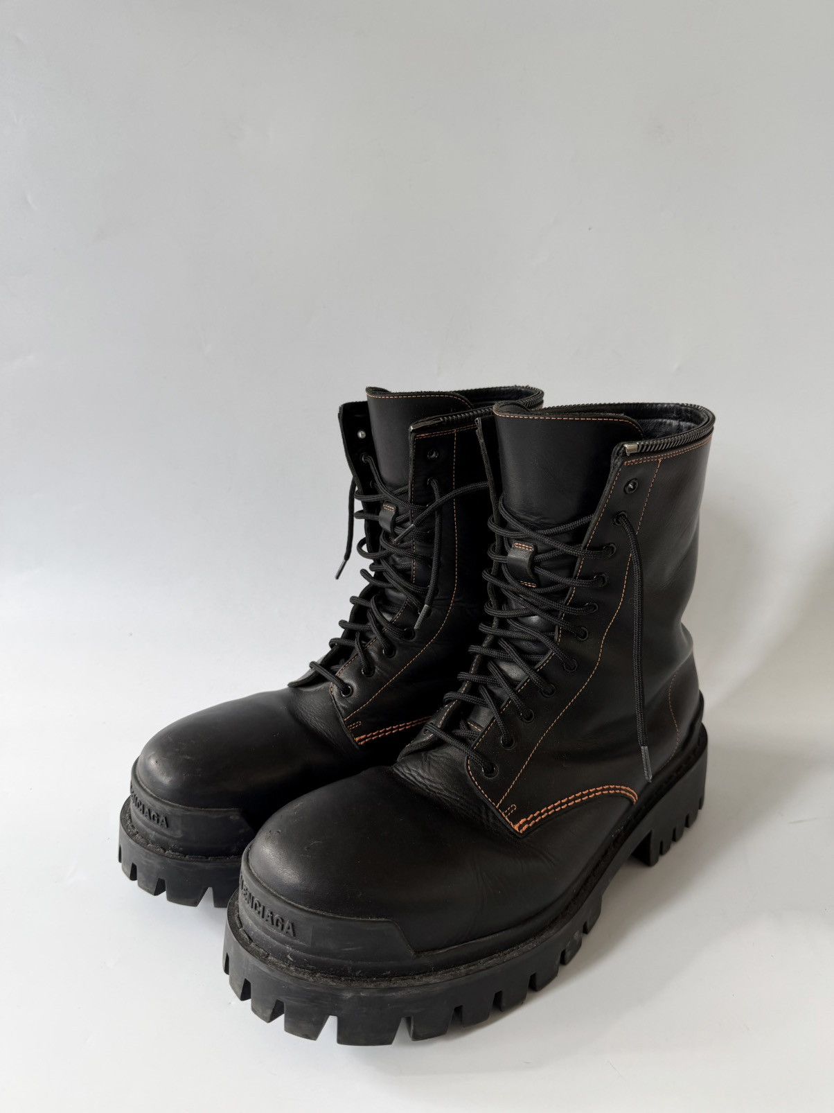 Balenciaga Strike Lace-Up Boots