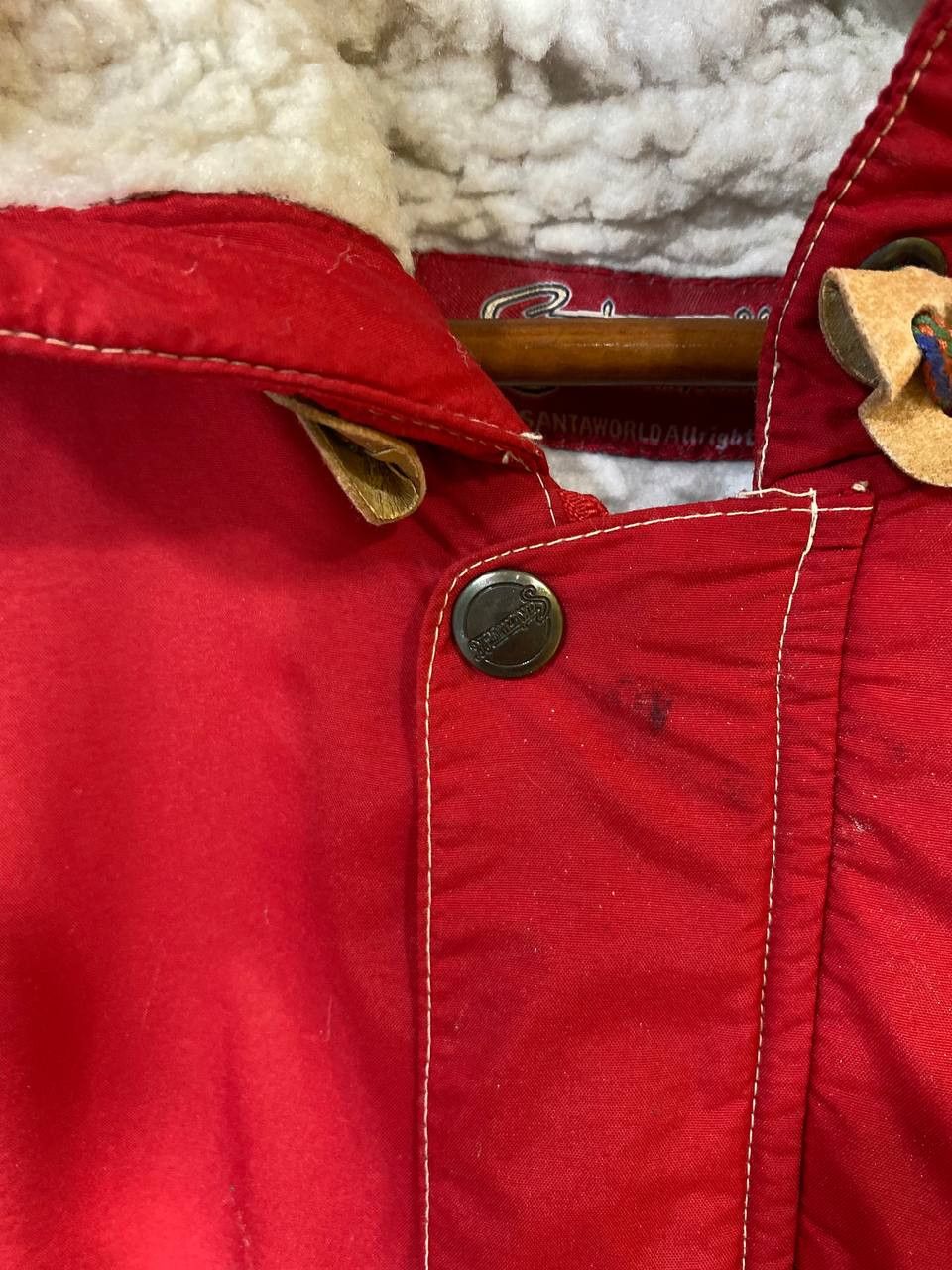 Japanese Brand vintage santa world light jacket sherpa lining Size US XL / EU 56 / 4 - 5 Thumbnail