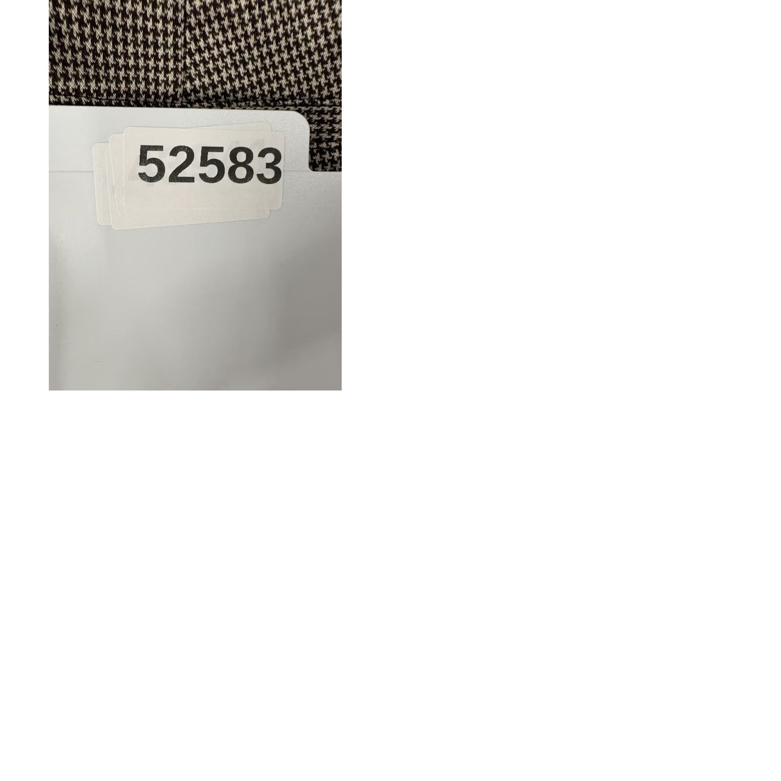 Croft & Barrow Croft & Barrow Ponte Straight Pants Womens Medium Brown Check Pull On Stretch Size 32" / US 10 / IT 46 - 9 Thumbnail