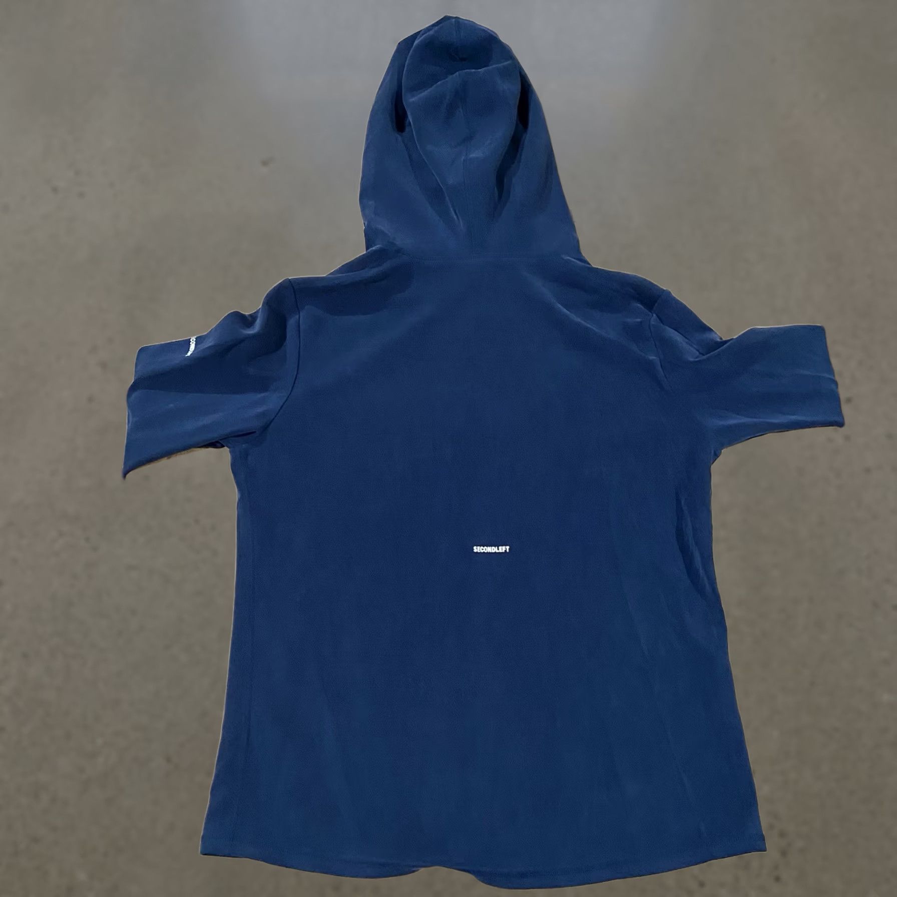 Vintage Secondleft Zip Hoodie Ocean Blue L Women Stretch Activewear Pullover Comfortable Size L / US 10 / IT 46 - 1 Thumbnail