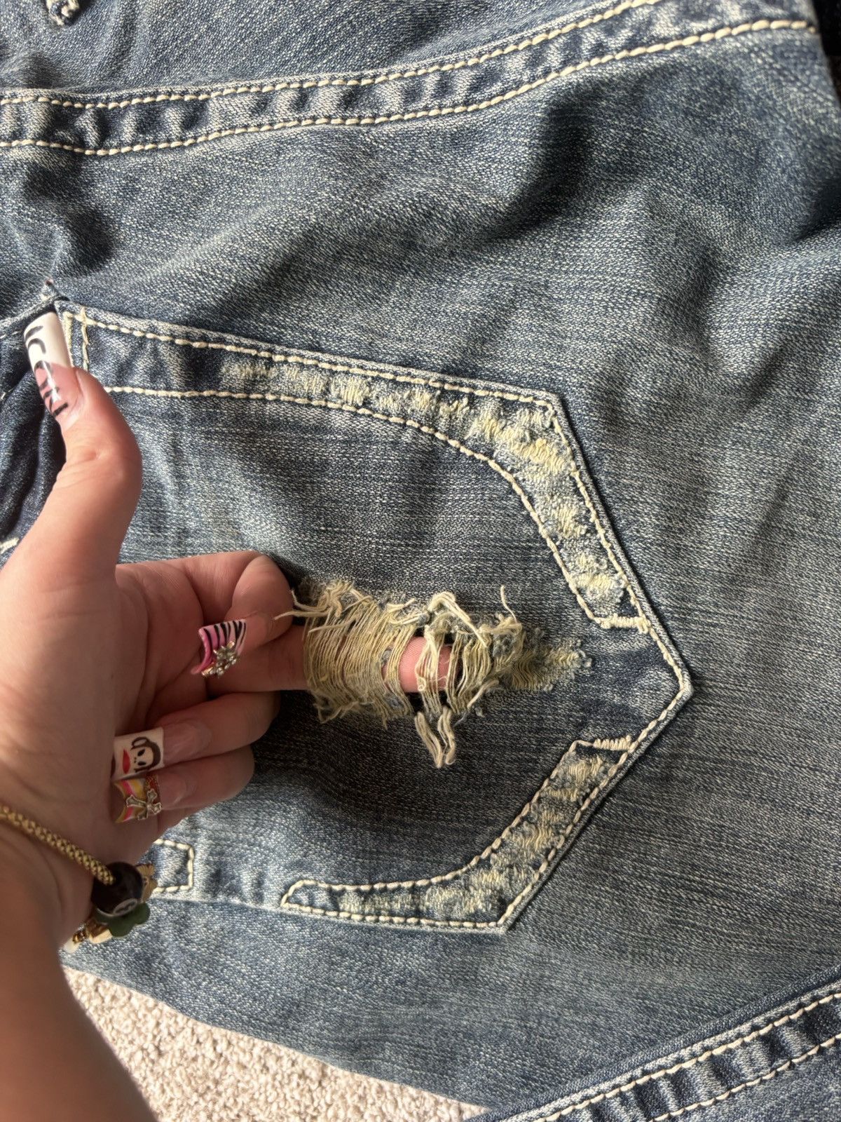 MEK MEK DISTRESSED DENIM Size US 34 / EU 50 - 6 Thumbnail