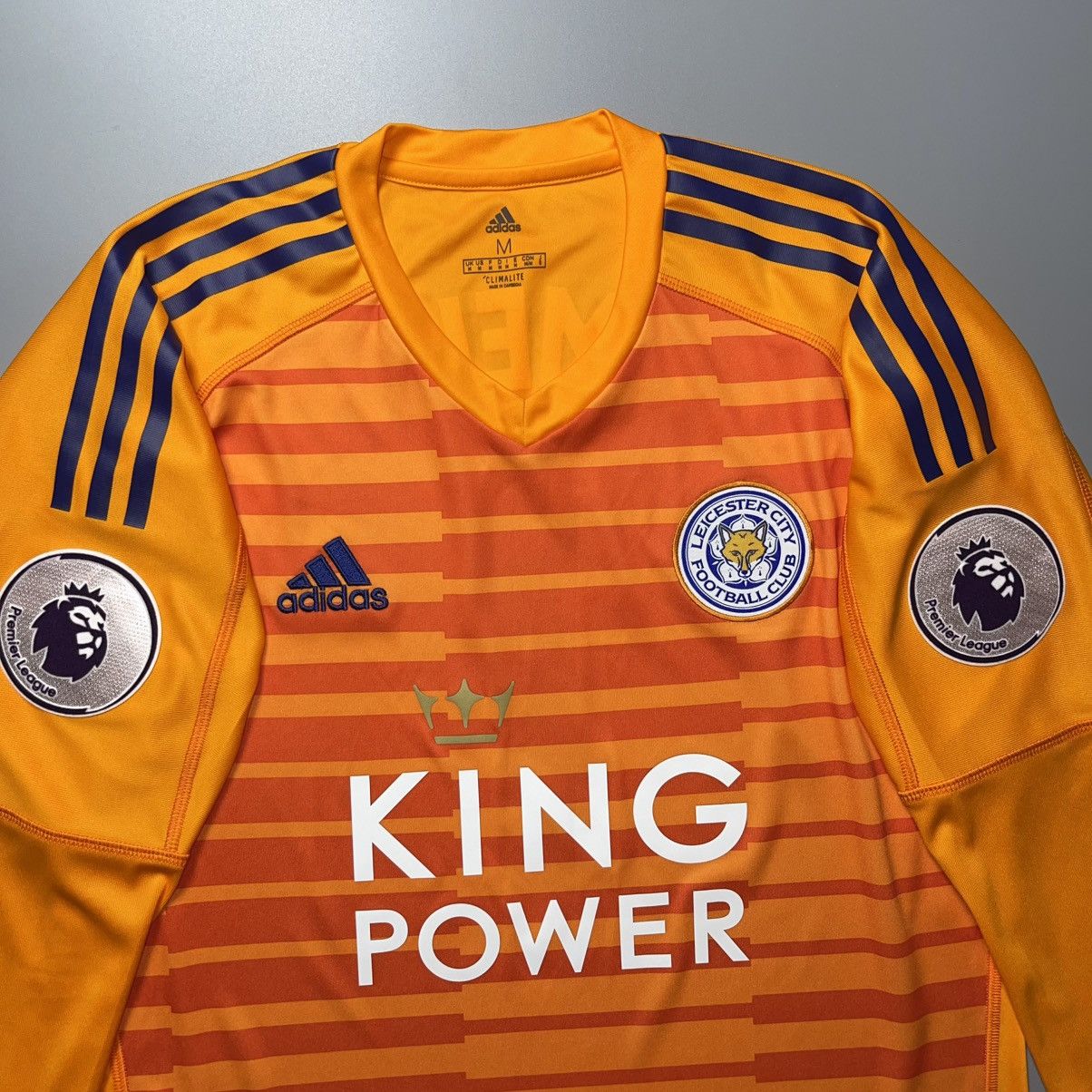 Adidas × Vintage LEICESTER ADIDAS 2018/2019 FOOTBALL GK JERSEY #1 SCHMEICHEL Size US M / EU 48-50 / 2 - 4 Thumbnail