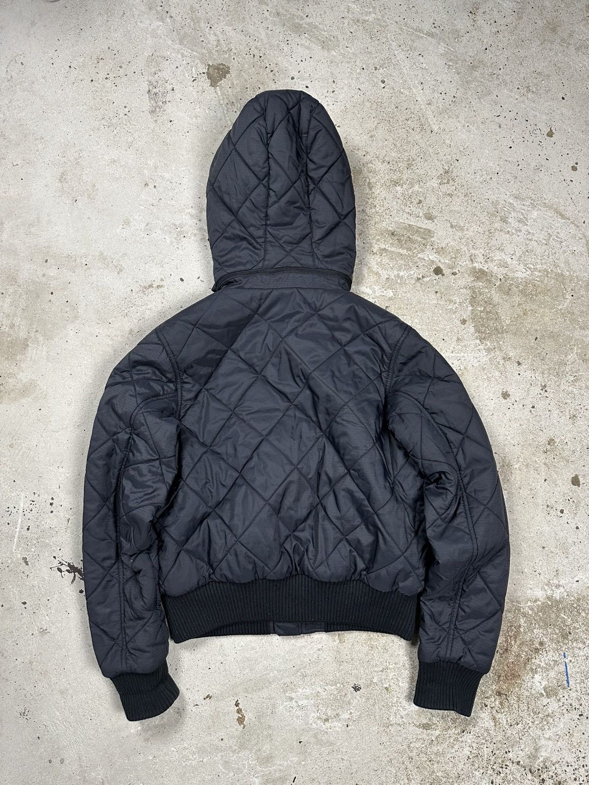 Nike × Vintage Vintage Y2K Nike Hooded Bomber Jacket Swoosh Air Size US S / EU 44-46 / 1 - 2 Thumbnail