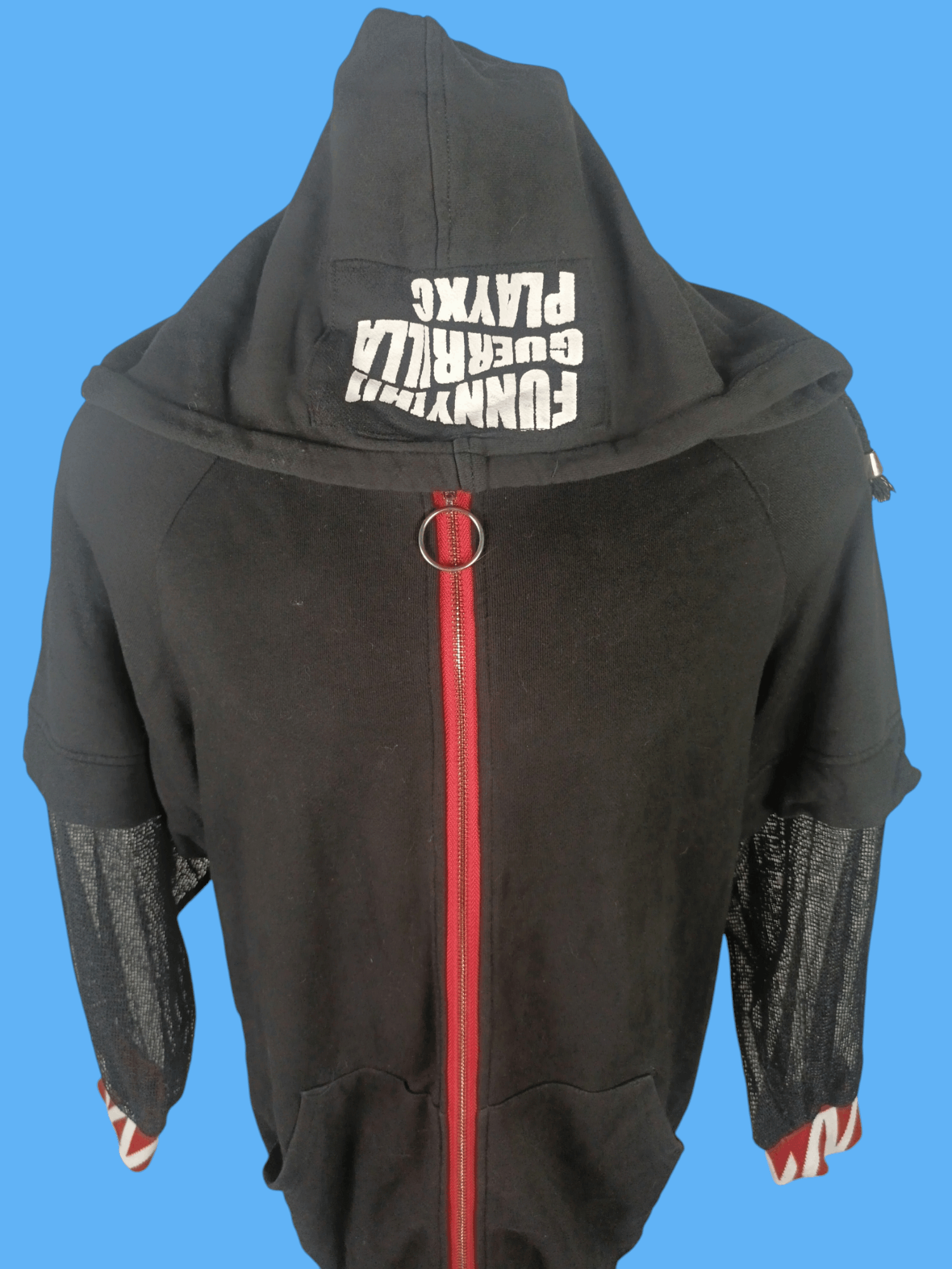 If Six Was Nine × Japanese Brand × Le Grande Bleu (L.G.B.) Funny Guerrilla PlayXC Zipper Hoodie Size M / US 6-8 / IT 42-44 - 19 Thumbnail