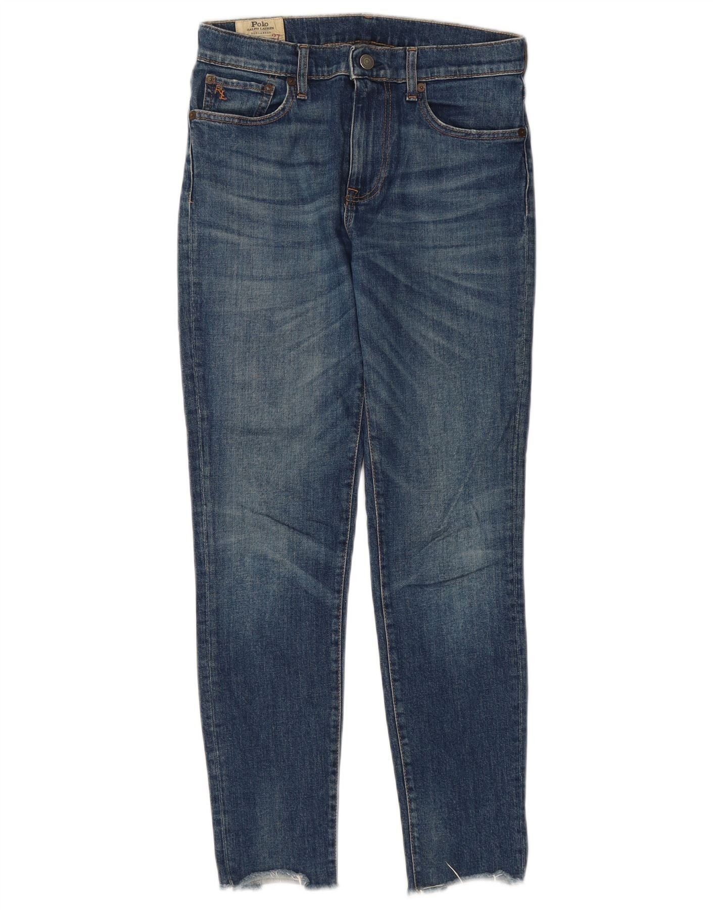 Polo Ralph Lauren Womens Skinny Jeans W27 L27 Blue Cotton Size 42" / US 20 - 1 Thumbnail