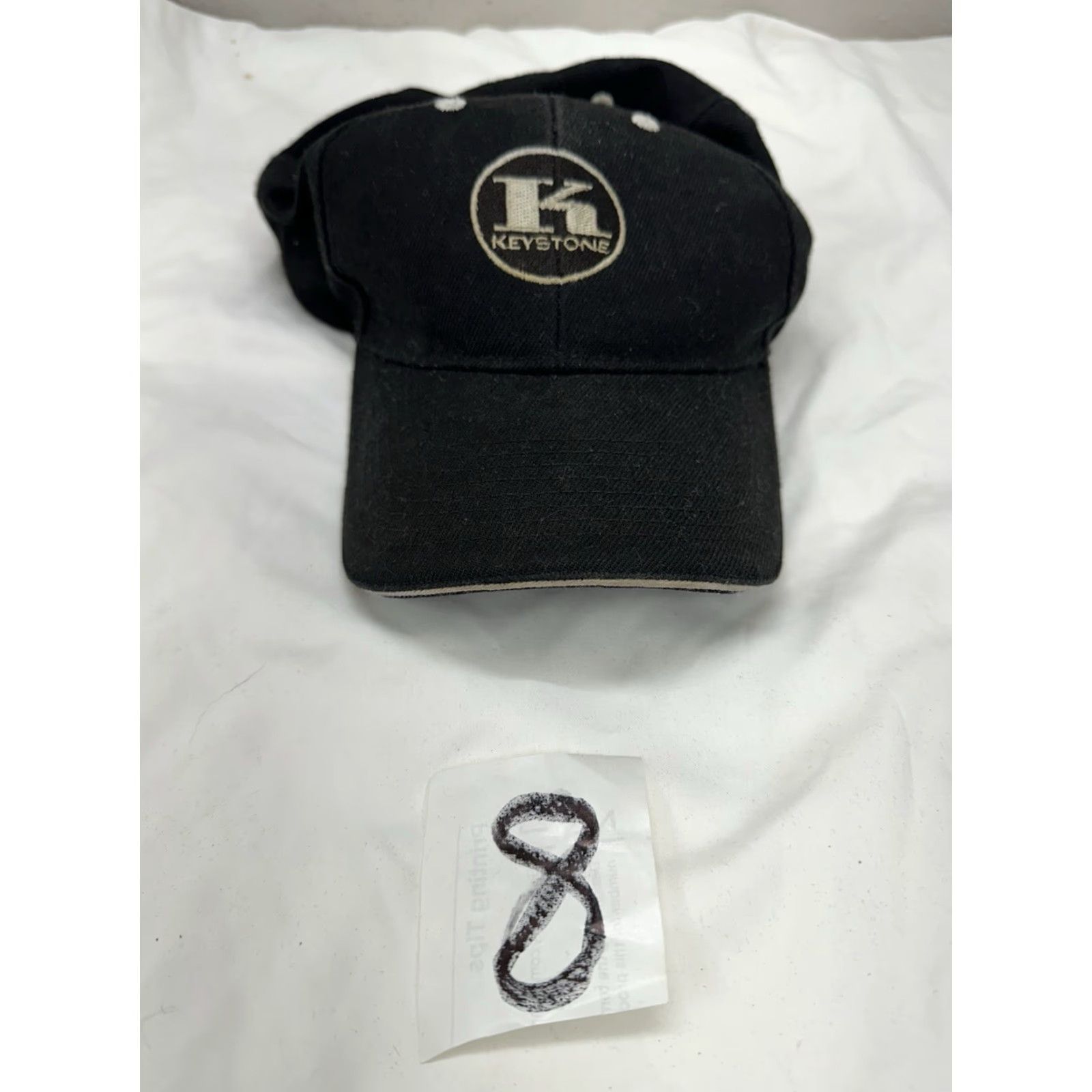 Vintage Otto Headwear Baseball Hat Keystone Black Tan Logo Adjustable Mens One Size Black Size ONE SIZE - 7 Thumbnail