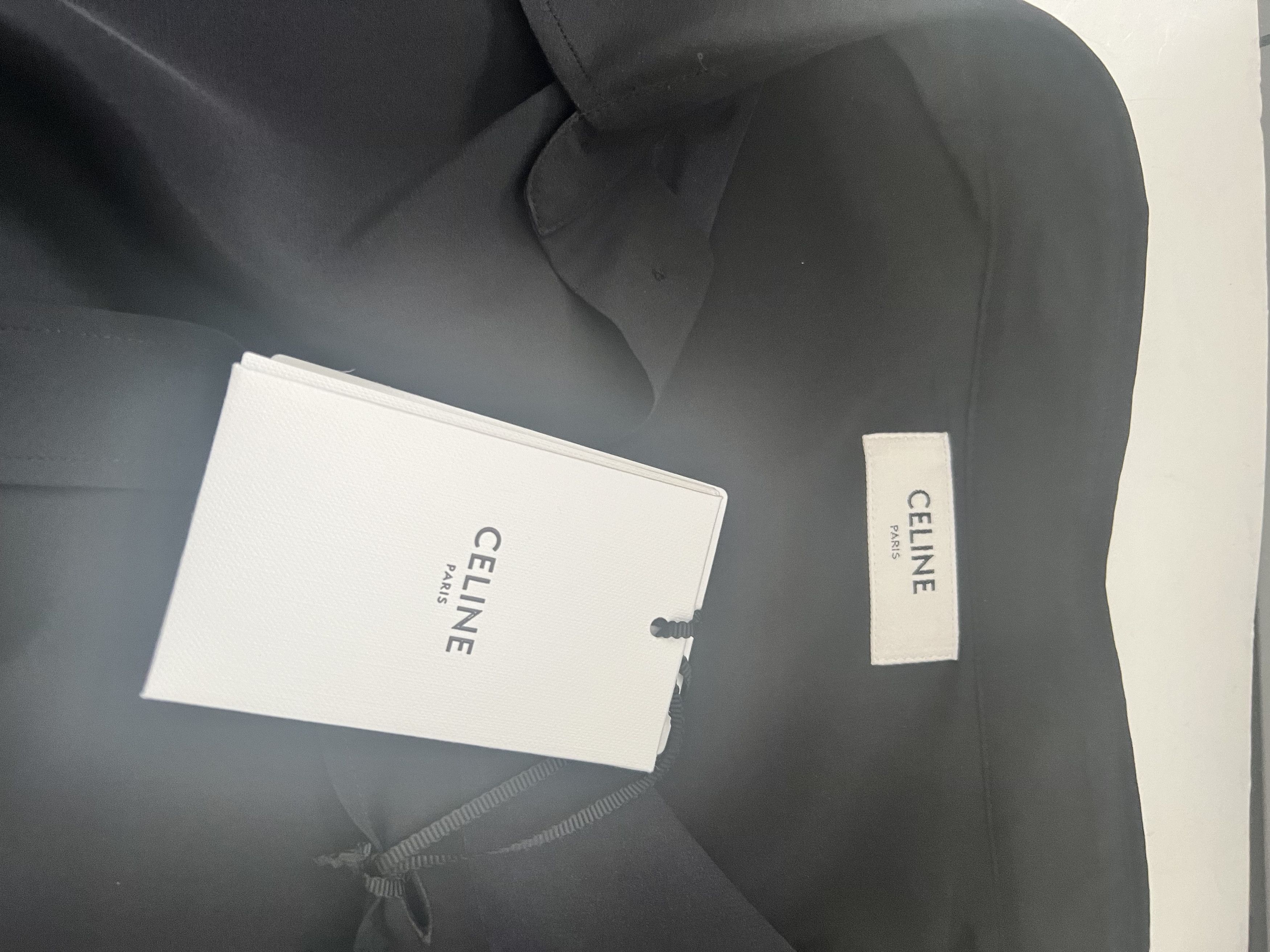 Celine Runway SS22 silk no viscosa palm shirt Size US M / EU 48-50 / 2 - 9 Thumbnail
