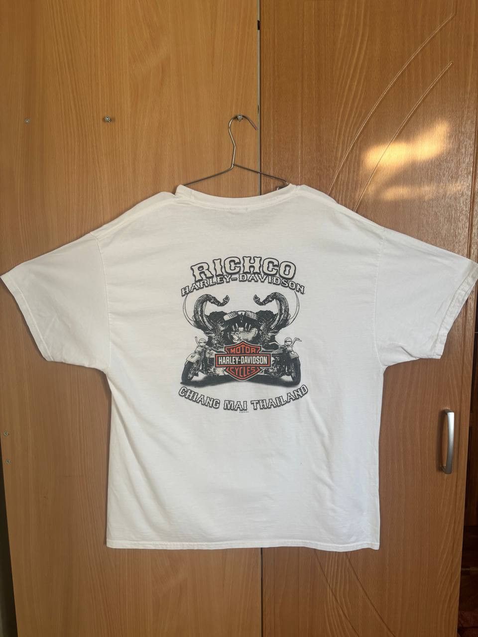 Harley Davidson Harley Davidson Motor Cycles XL White T Shirt Size US XL / EU 56 / 4 - 10 Thumbnail