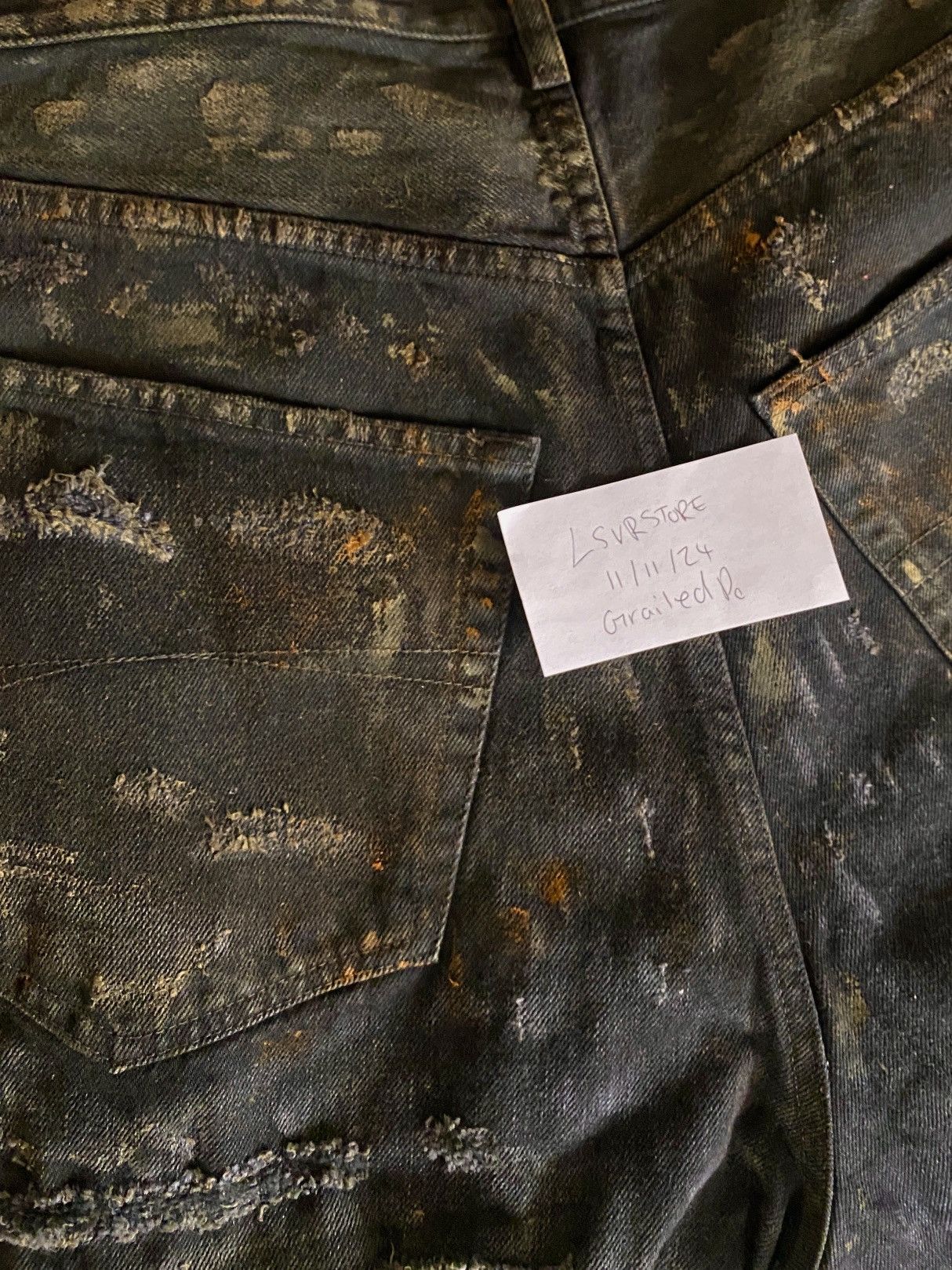 Balenciaga Balenciaga Runway Mud Jean Super Destroyed SS23 Small Size US 32 / EU 48 - 9 Thumbnail