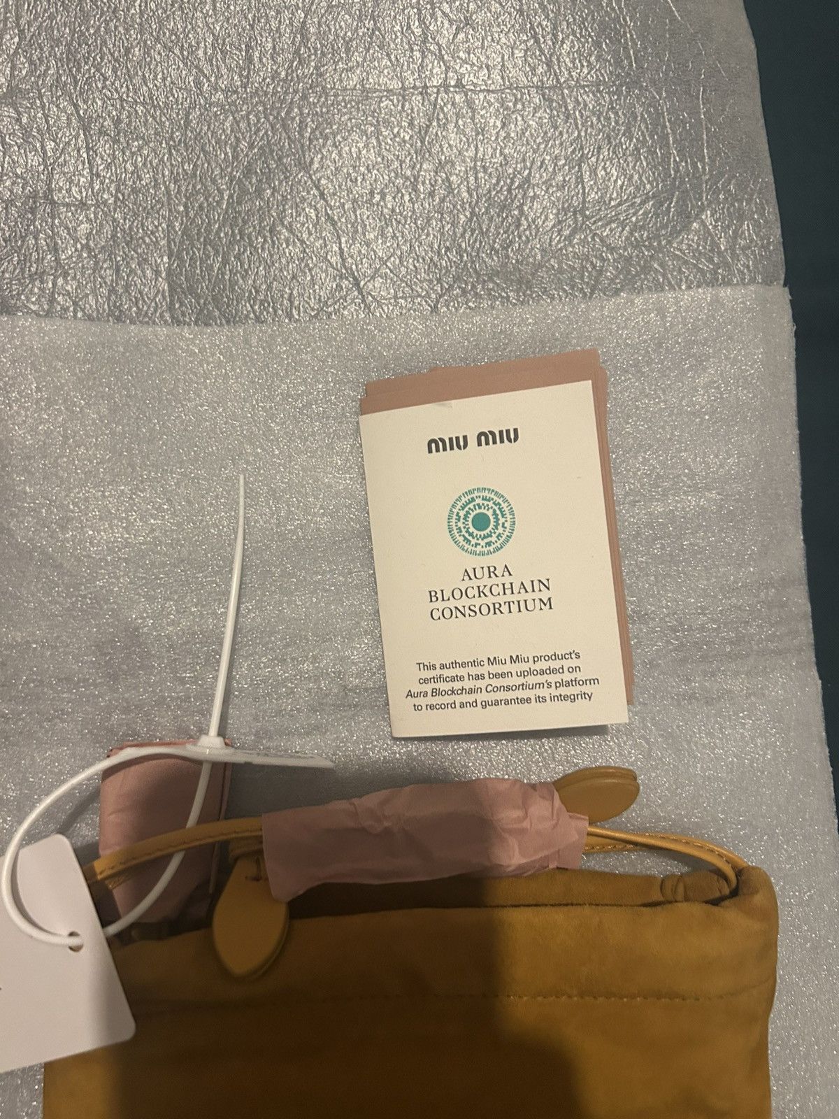 Miu Miu Miu miu Suede Pouch Size ONE SIZE - 2 Thumbnail