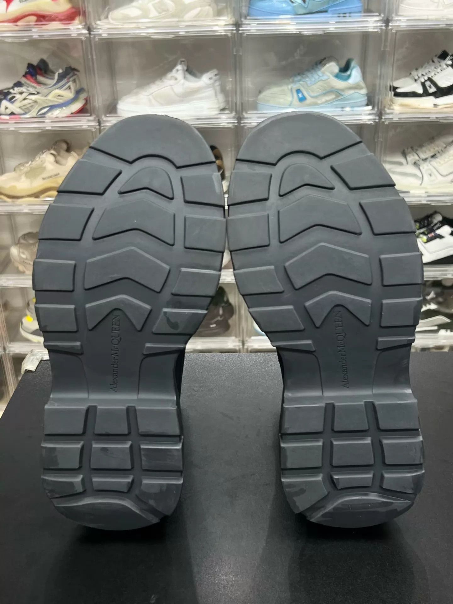 Alexander McQueen MCQ Tread Slick Mid-Calf Boots Smoke-Gray 41 Like New Size US 8 / EU 41 - 8 Thumbnail
