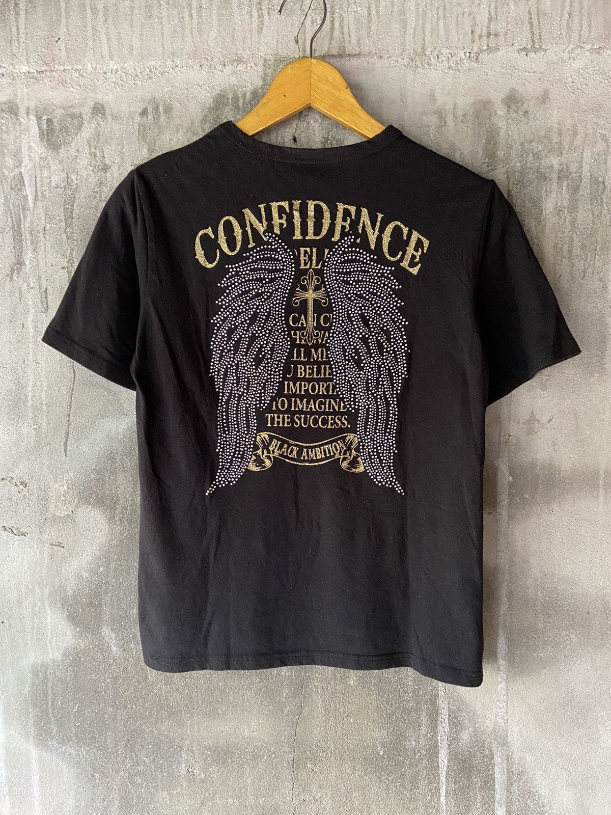 Beauty Beast × Hysteric Glamour × Japanese Brand CONFIDENCE AND RELIANCE FLAG STONE POCKET TEE Size US S / EU 44-46 / 1 - 1 Thumbnail