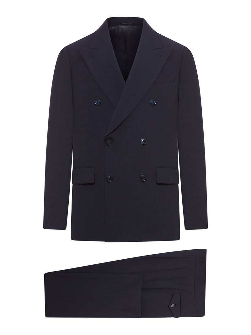 Giorgio Armani ROYAL LINE DOUBLE BREASTED SUIT IN CANNETÉ CREPE WOOL Size US L / EU 52-54 / 3 - 1 Thumbnail