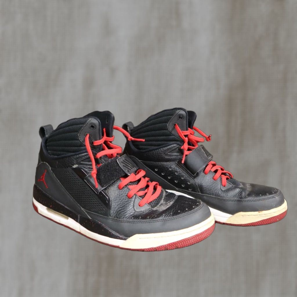Nike Nike Air Jordan Flight 97 Sneaker Men 12 Black White Athletic Shoes 654265-001 Basketball Shoes 2014 Nike Mens Shoes Size US 13 / EU 46 - 1 Thumbnail