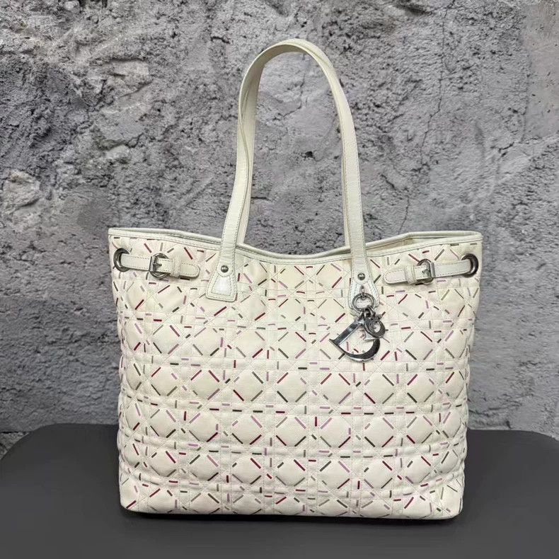 Dior Dior Beach Tote Bag in Beige-2505 Size ONE SIZE - 2 Thumbnail