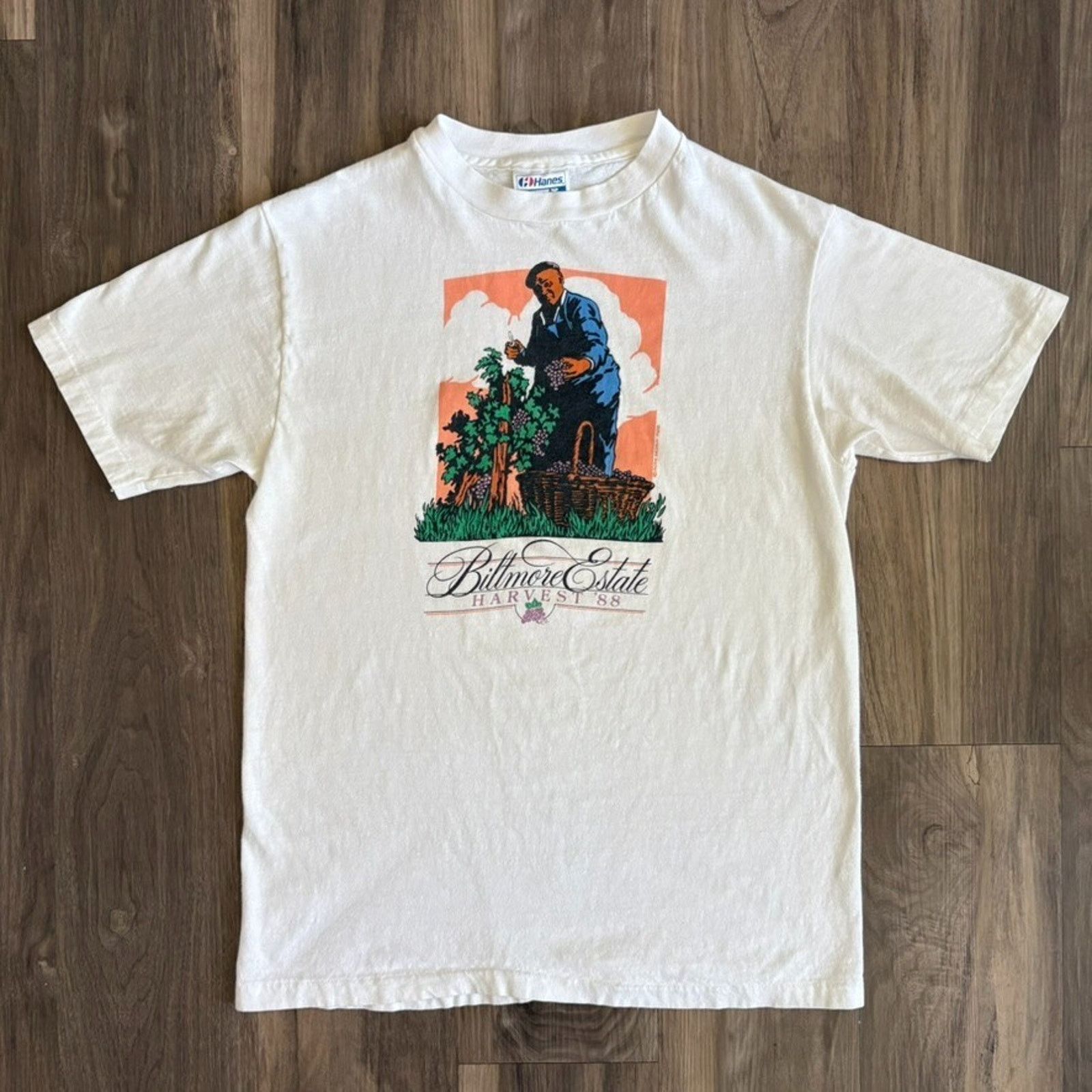 Vintage Vintage Biltmore Estate Art T-Shirt Men's Size S 1988 Size US S / EU 44-46 / 1 - 1 Thumbnail