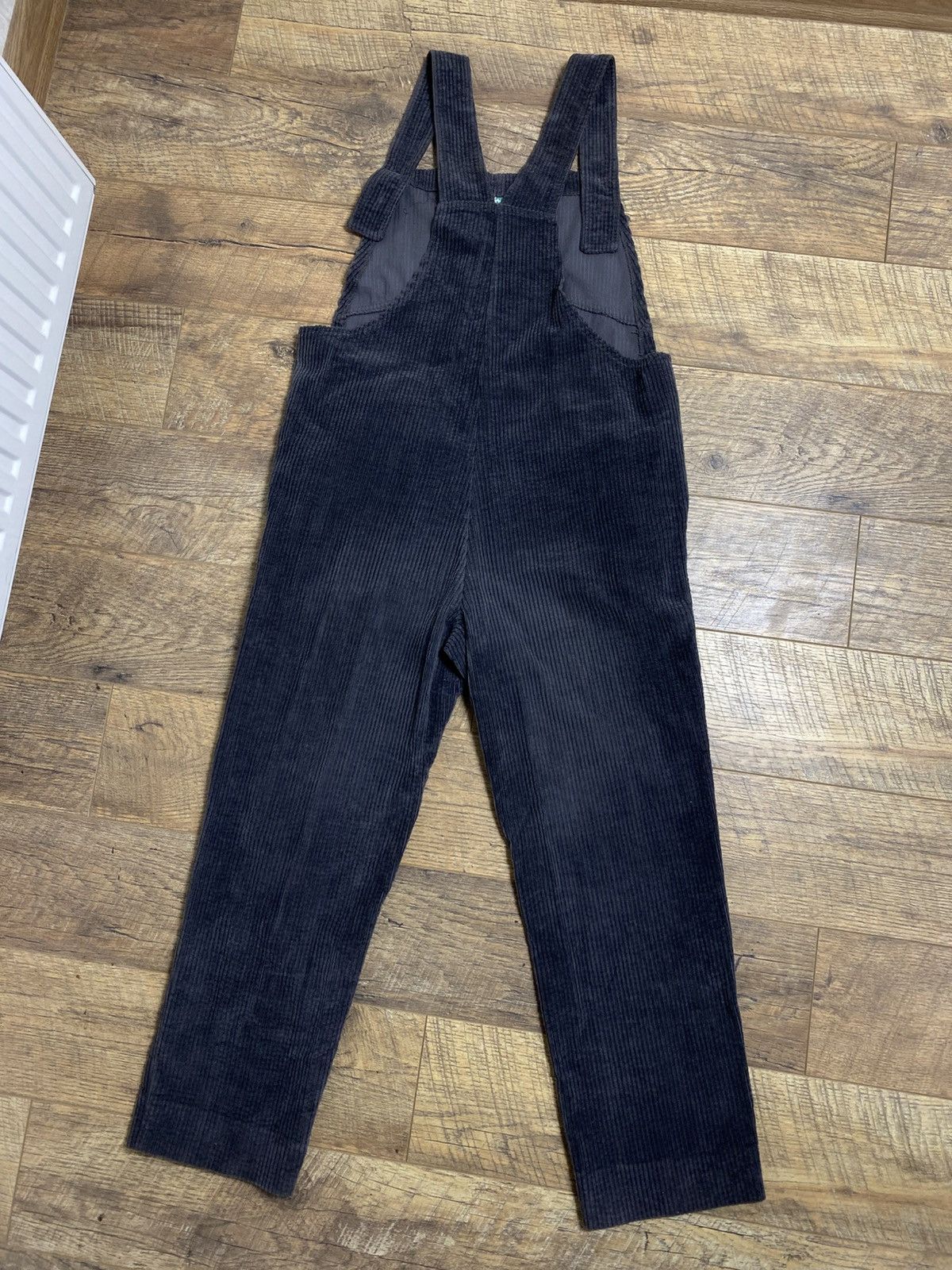 Vintage Prénatal 100% Cotton Gray Corduroy Overalls Made in Italy Size US 32 / EU 48 - 5 Thumbnail