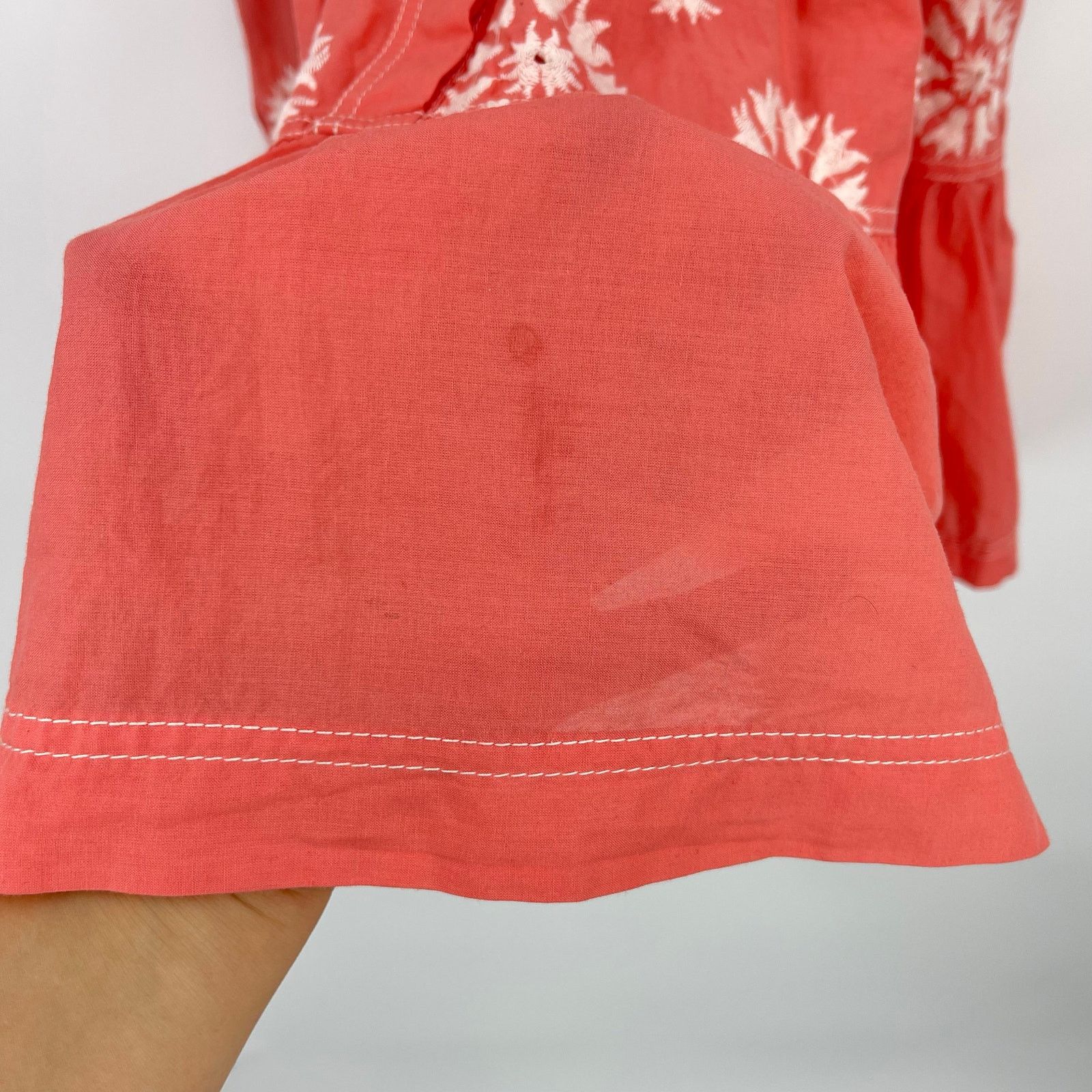 Other Devotion Twins | Coral Embroidered Cotton Dress S Size S / US 4 / IT 40 - 10 Thumbnail