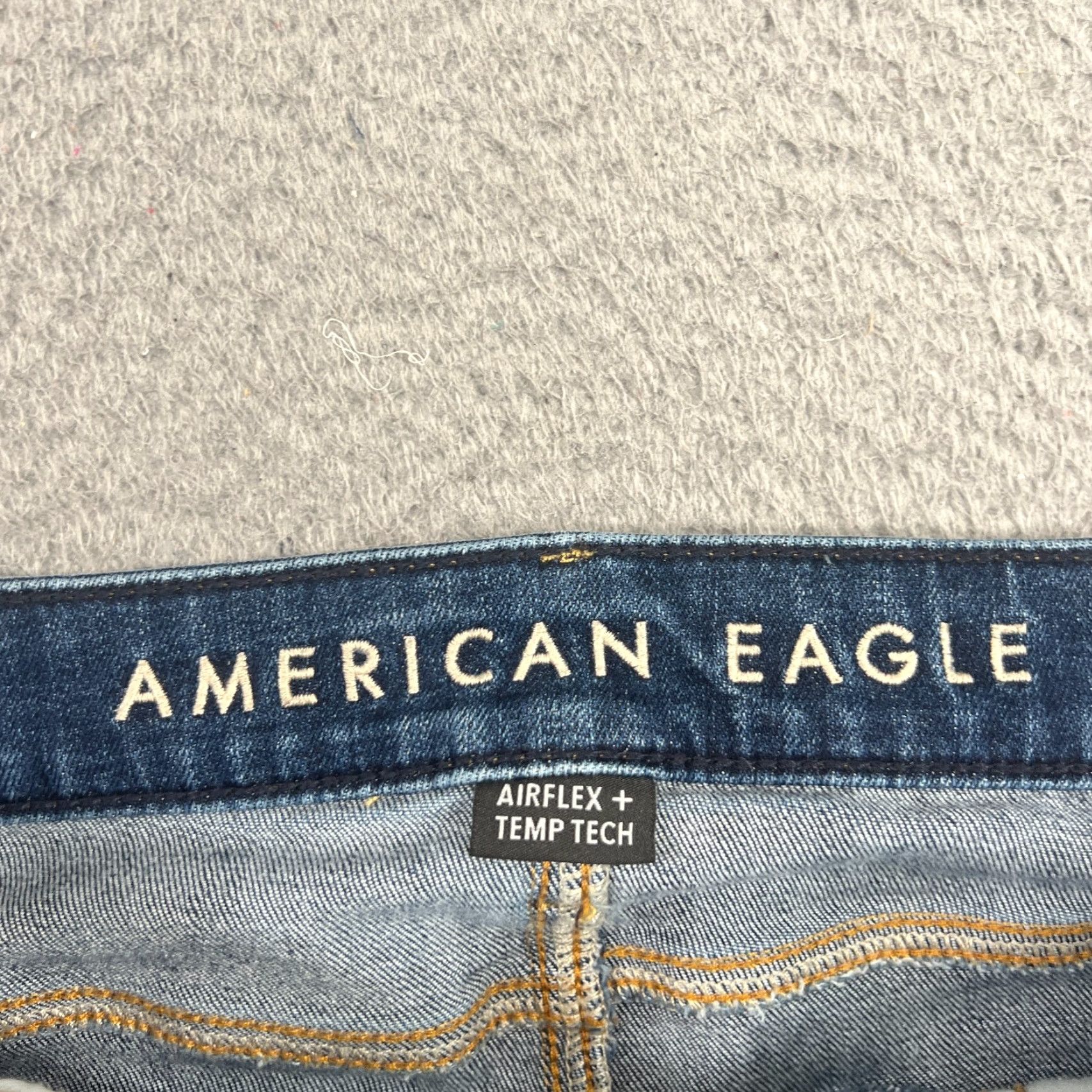 American Eagle Outfitters American Eagle Jeans Men Slim Straight 32x34 Blue Preppy Airflex+ Athletic Size US 32 / EU 48 - 6 Thumbnail