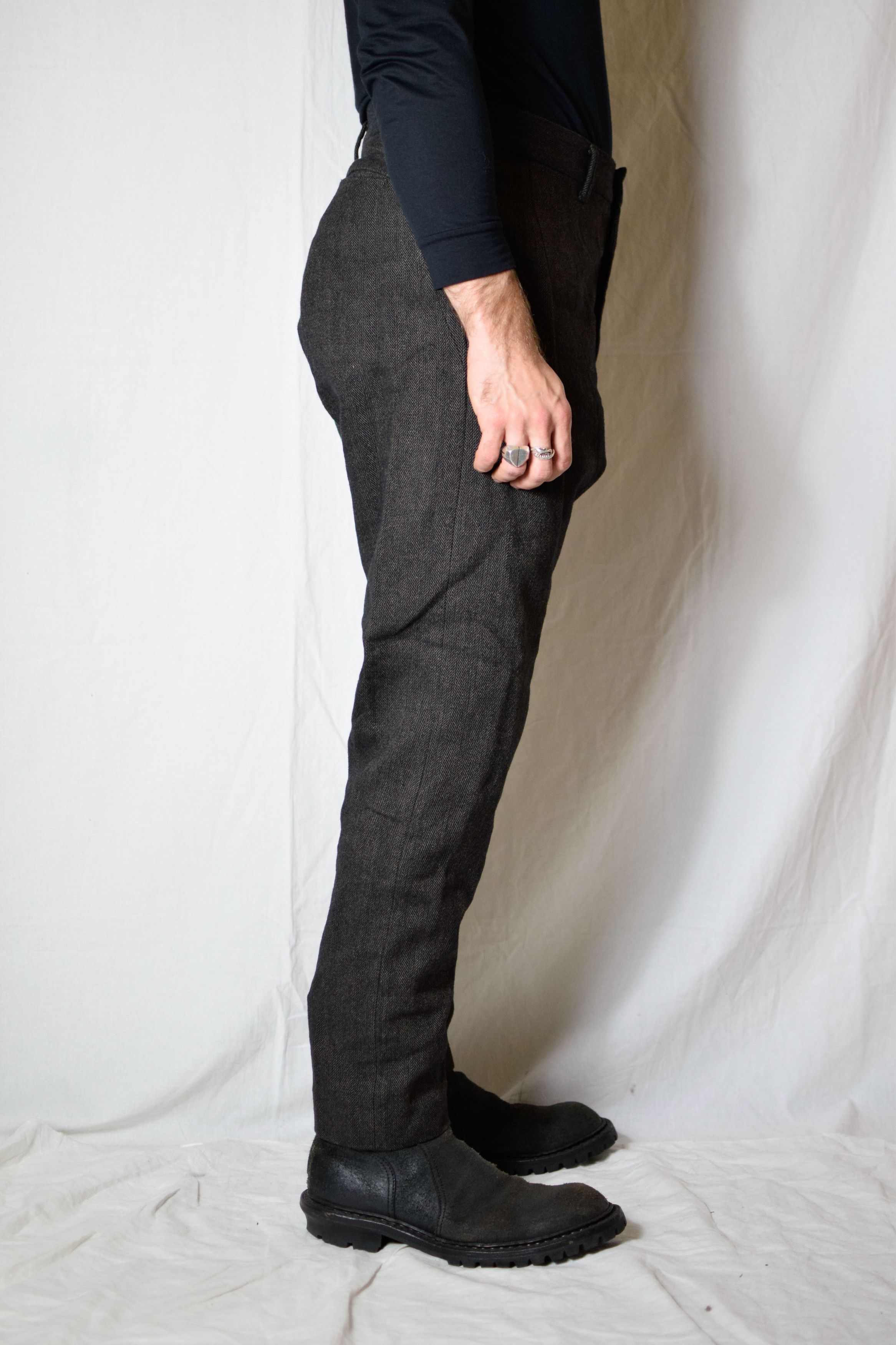 Julius PS19 Herringbone Pants - 647PAM3
