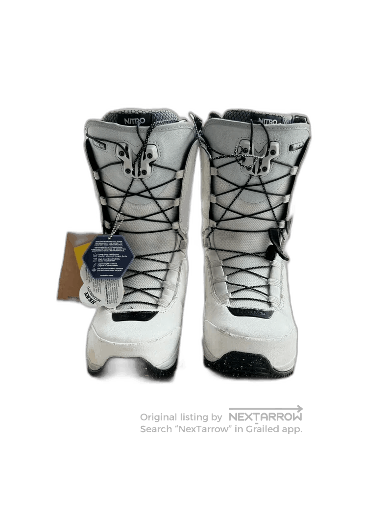 Anonymous Club Nitro Team TLS Snowboard Boots White. Size US 7 / EU 40 - 1 Thumbnail
