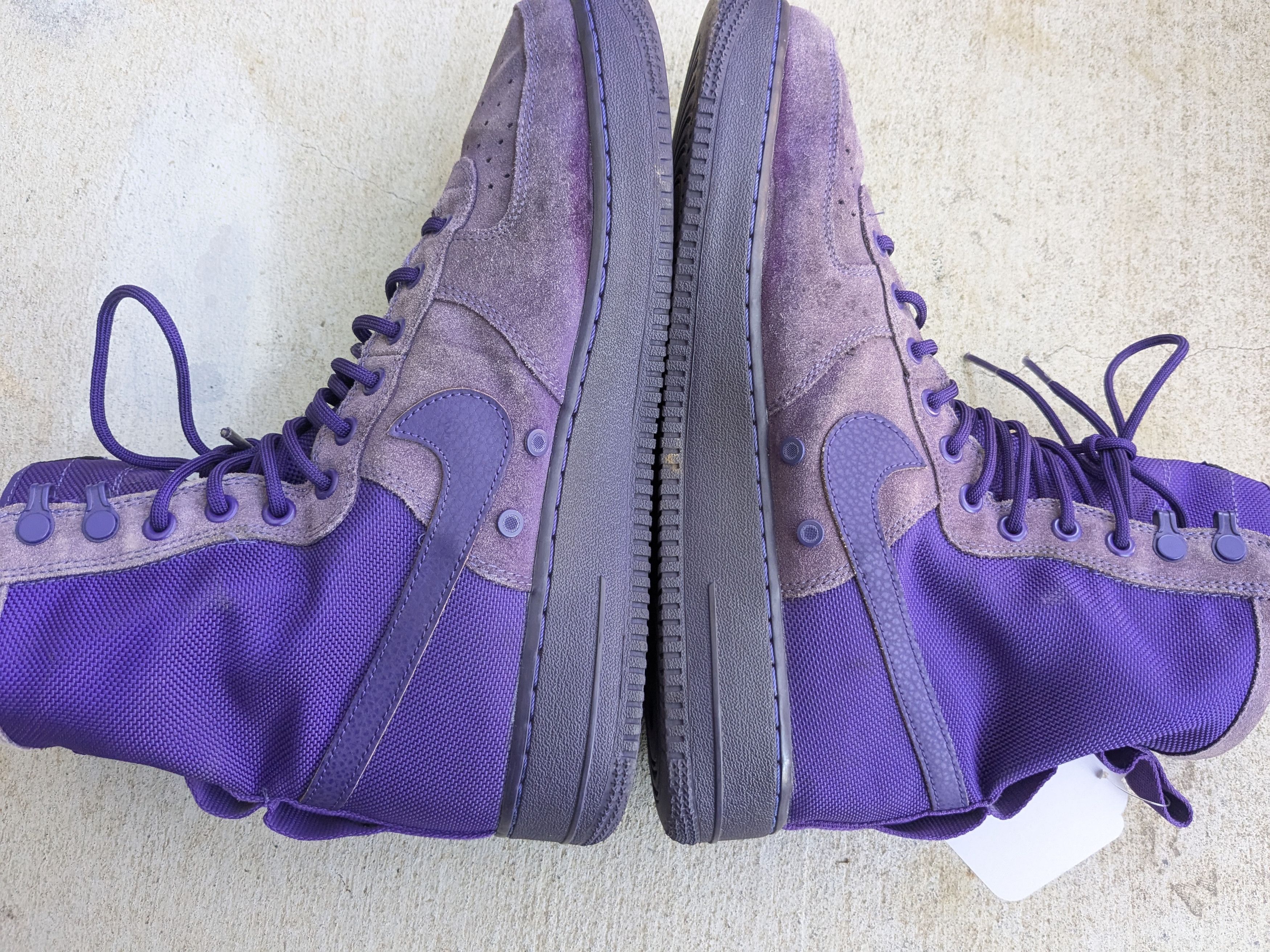 Nike Nike Air SF Air Force 1 High Court Purple 864024-500 Suede Size US 11 / EU 44 - 10 Thumbnail