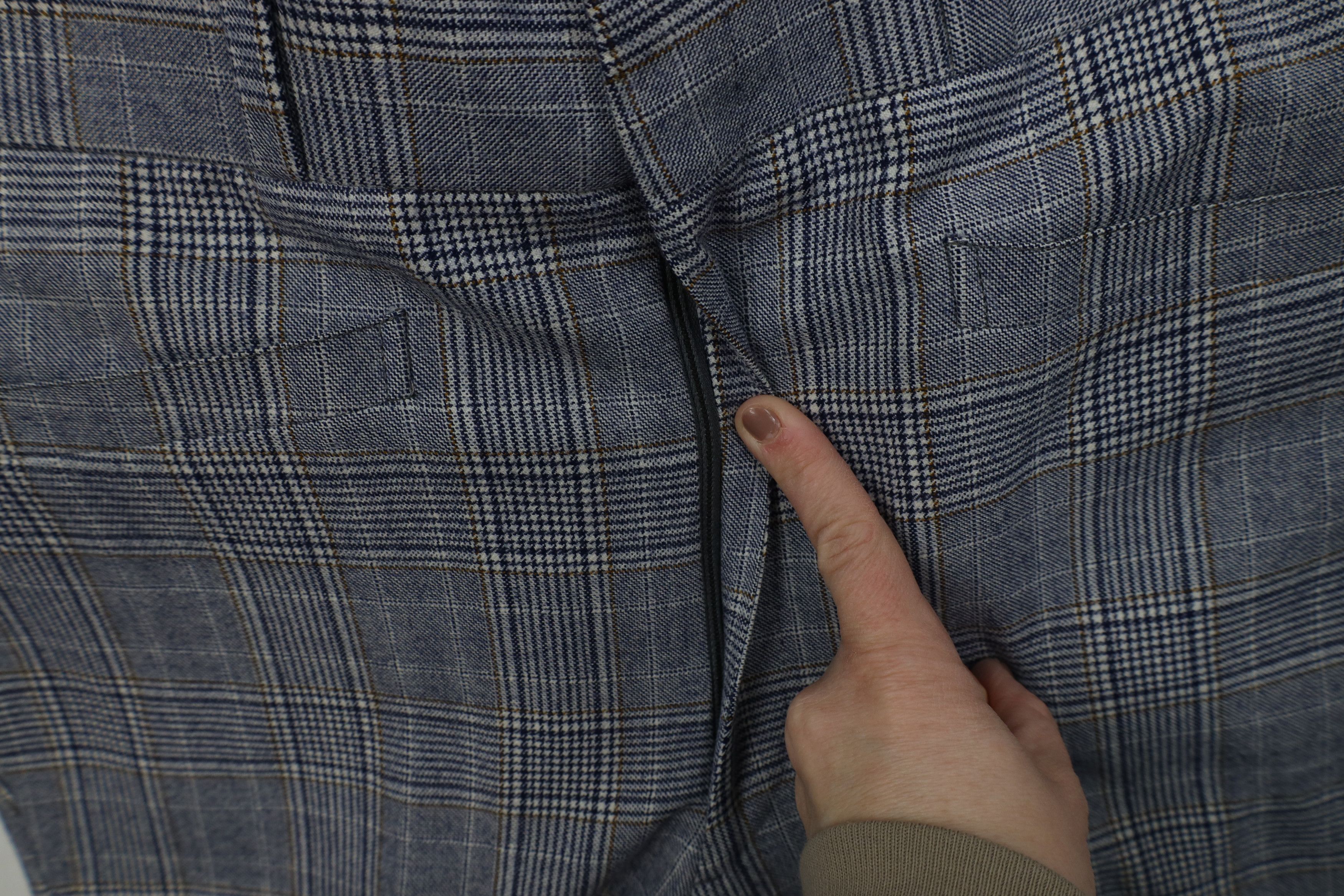 Brioni Vintage 70s Brioni Wide Leg Chino Pants Trousers Plaid Size US 32 / EU 48 - 6 Thumbnail