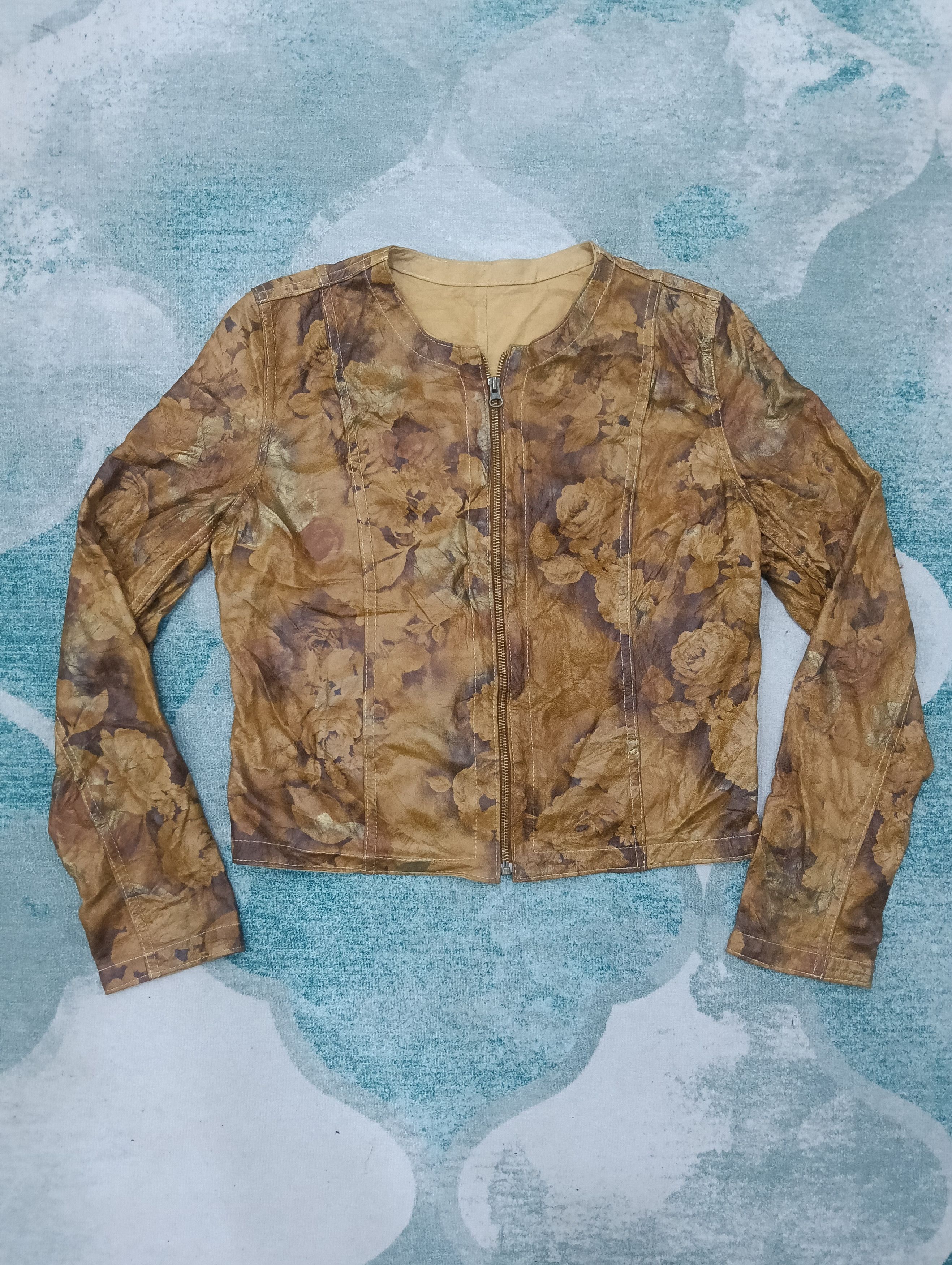 Unbrand Simple Leather Jacket
