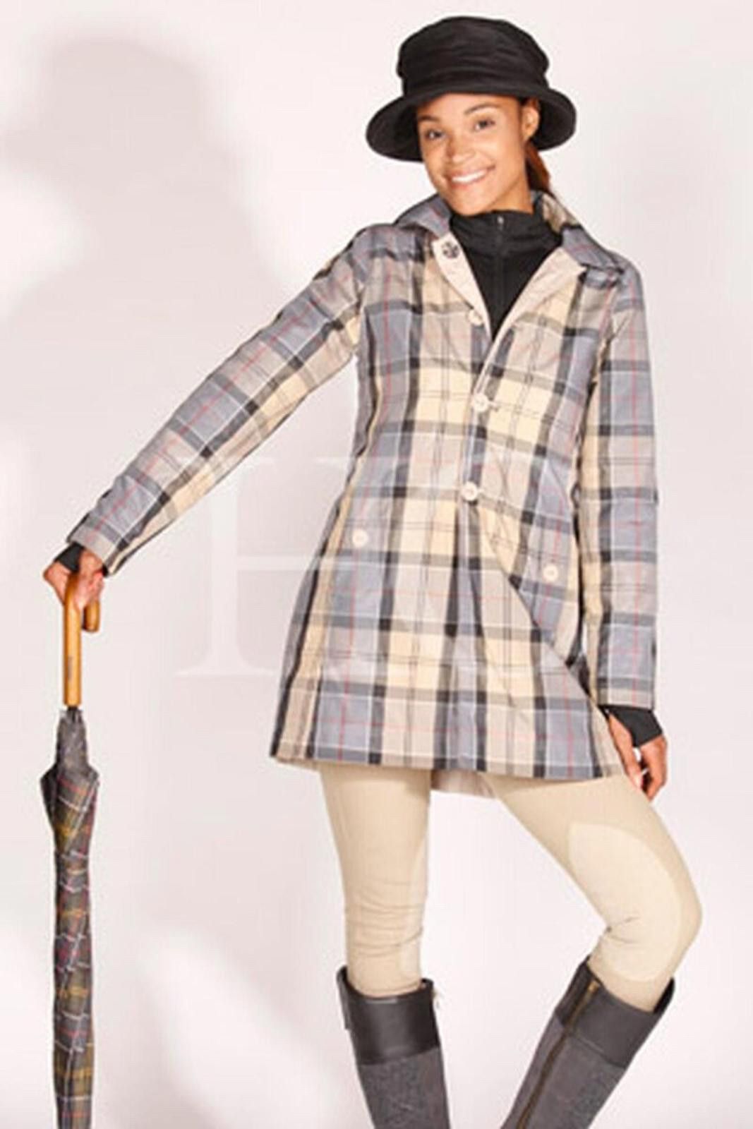 Barbour BARBOUR CHECK REVERSIBLE DERBY MAC LAMINATED RAIN JACKET Size XXL / US 16-18 / IT 52-54 - 1 Thumbnail