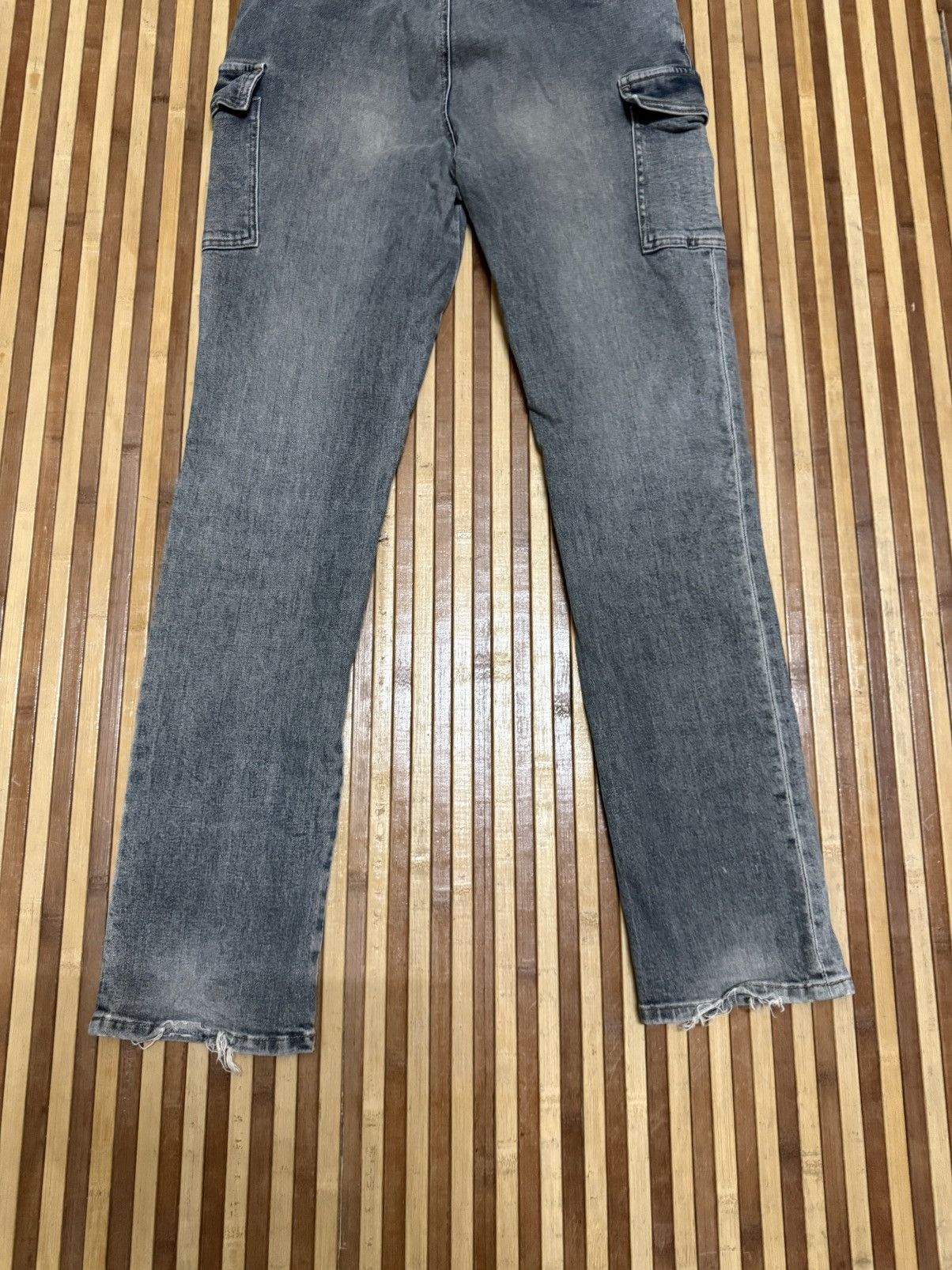 Japanese Brand Daily Topics Japanese brand Denim Cargo Pants Y2K Style W Size US 31 - 7 Thumbnail