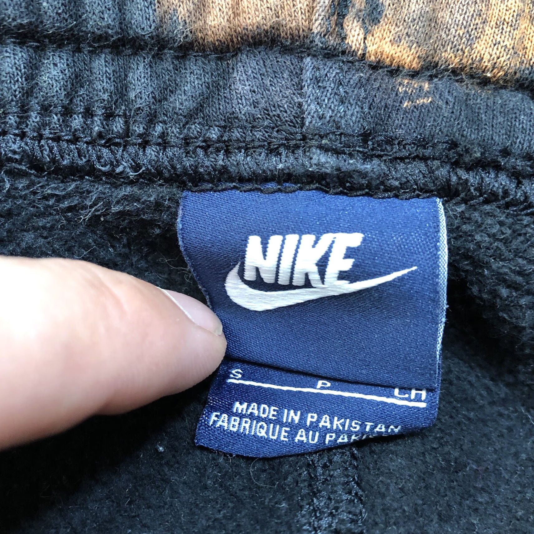 Nike Nike Sweatpants Men Black S Tie Dye Drawstring Relaxed Pockets 90s Sports Logo Pants Size US 29 - 4 Thumbnail