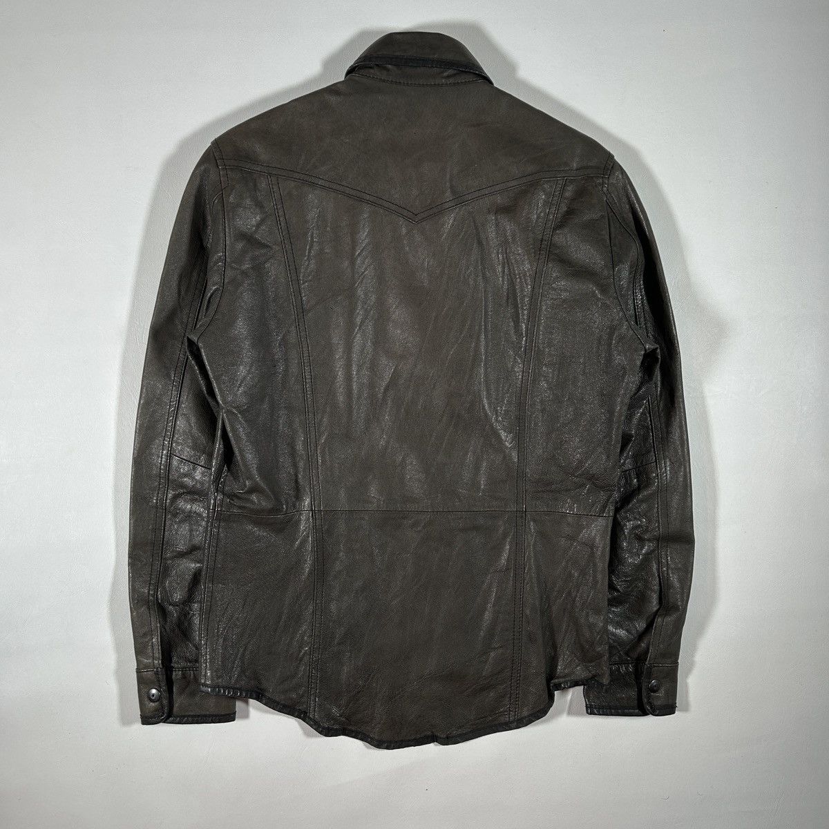 291295=Homme 🔻291295 = Homme Leather Shacket🔻 Size US M / EU 48-50 / 2 - 4 Thumbnail