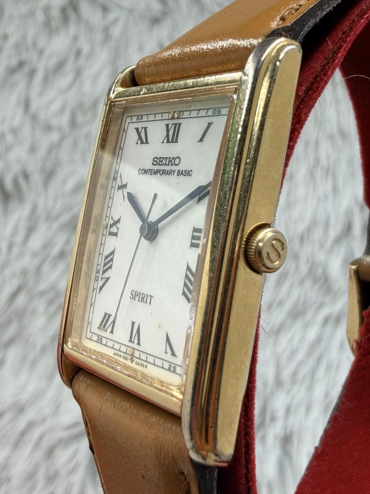 Seiko Rare SEIKO Tank Contemporary Basic Spirit Quartz Men’s Watch Size ONE SIZE - 9 Thumbnail