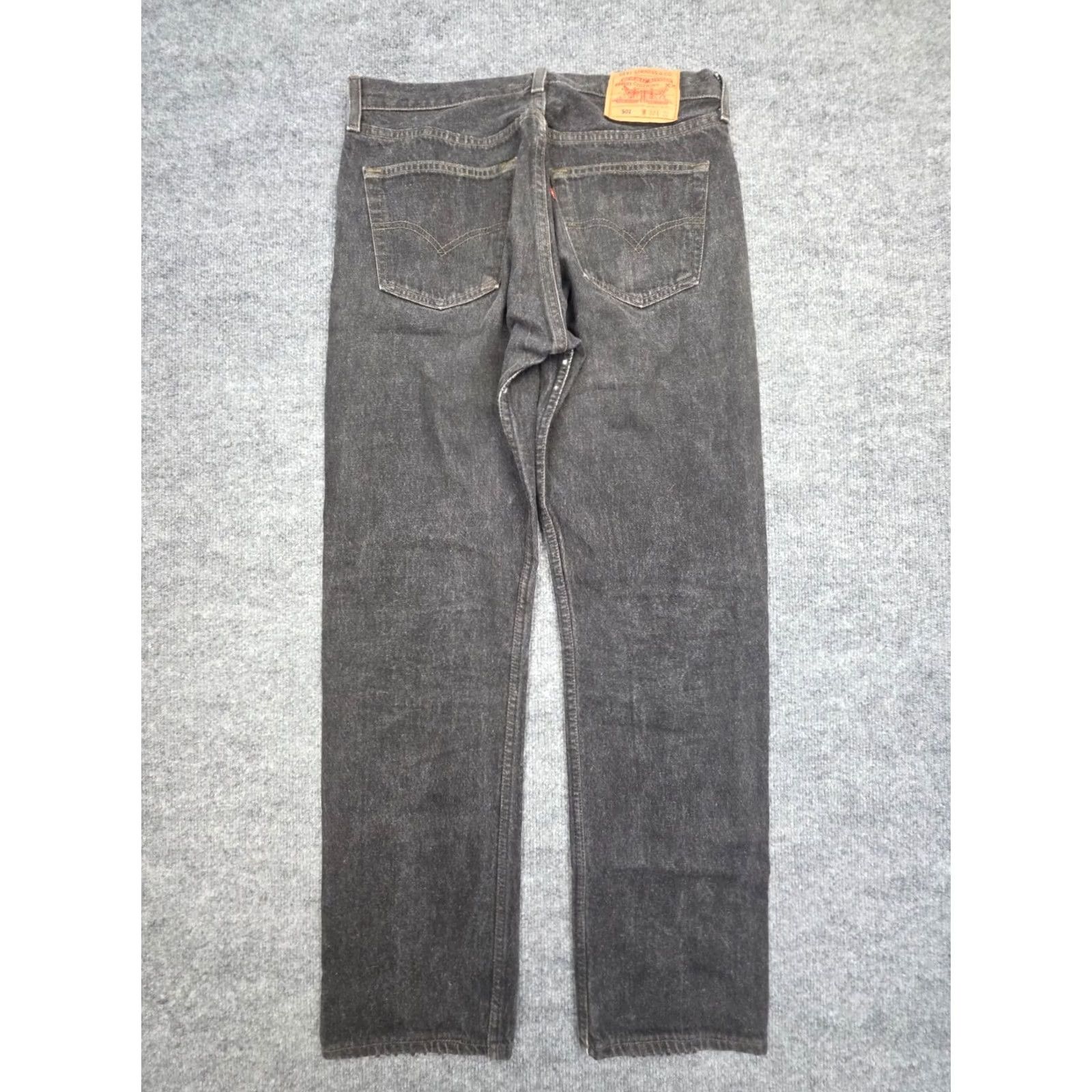 Levi's Vintage Levi'S 501 Jeans Mens - 31 x 29 (US Made) Black Distressed Size US 31 - 2 Thumbnail