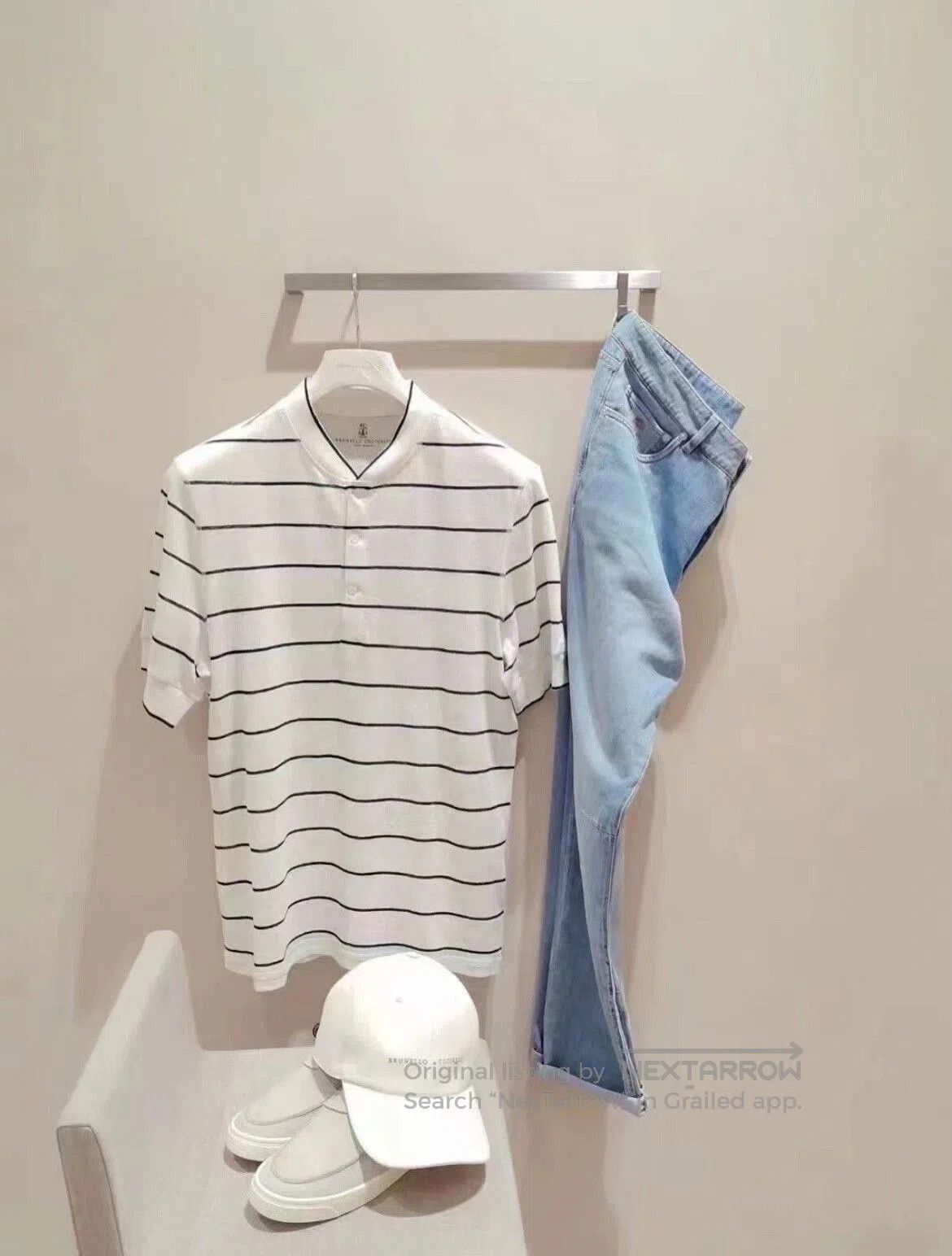 Brunello Cucinelli Brunello Cucinelli Men's Short Sleeve Polo. Size US M / EU 48-50 / 2 - 7 Thumbnail
