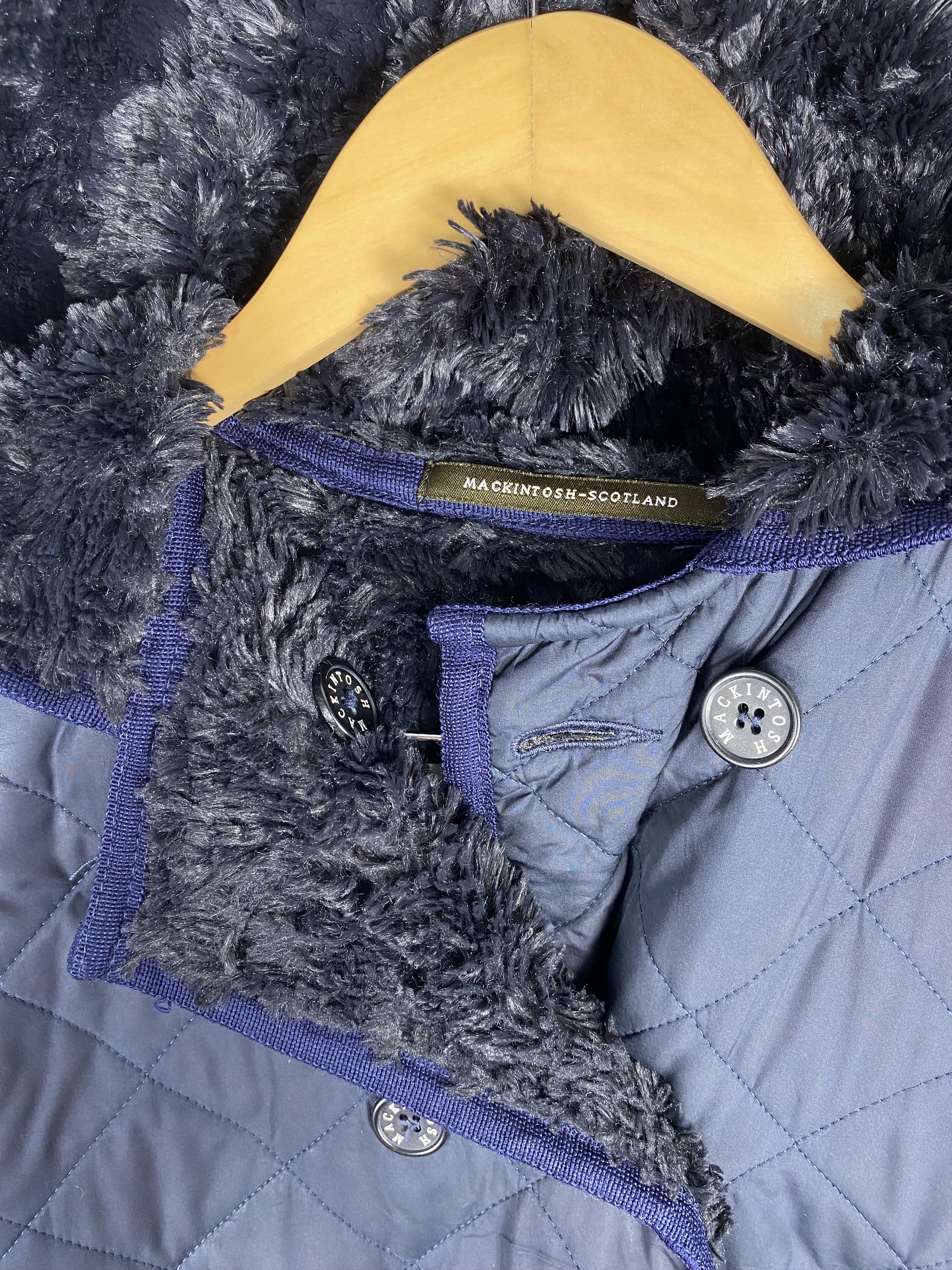 Mackintosh Vintage MACKINTOSH Sherpa Lining Button Up Quilted Jacket Size US S / EU 44-46 / 1 - 7 Thumbnail