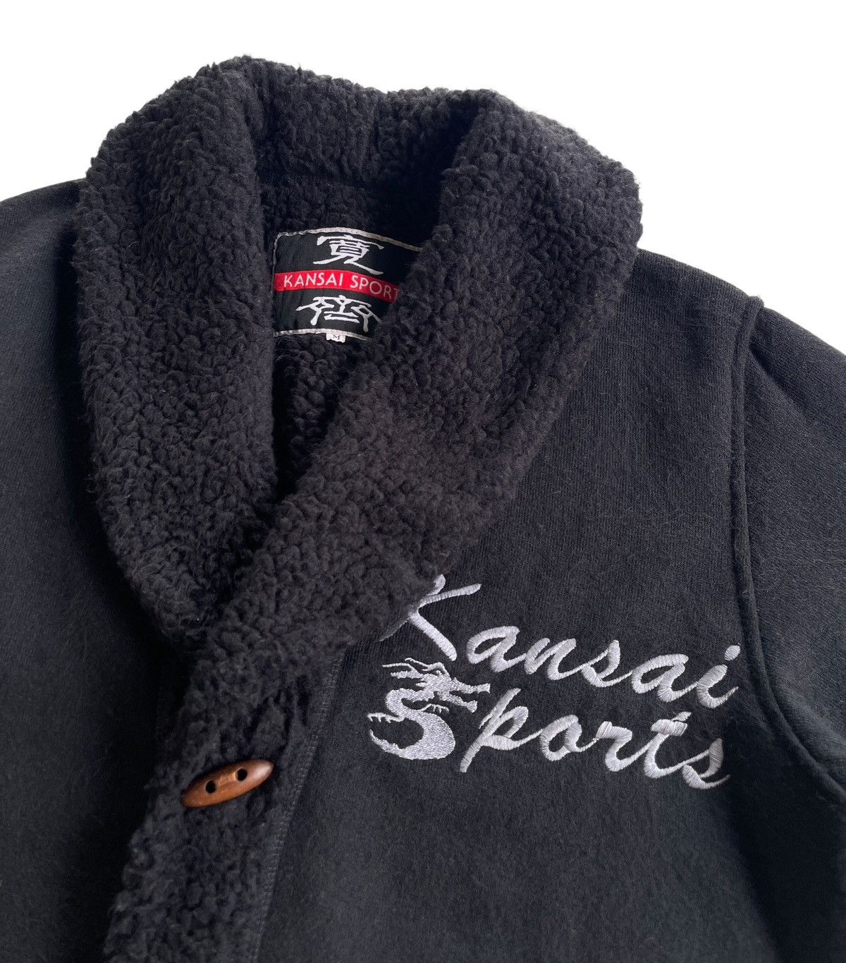 Kansai Yamamoto Vtg Kansai Sports Japan Sherpa Jacket Size US M / EU 48-50 / 2 - 2 Thumbnail