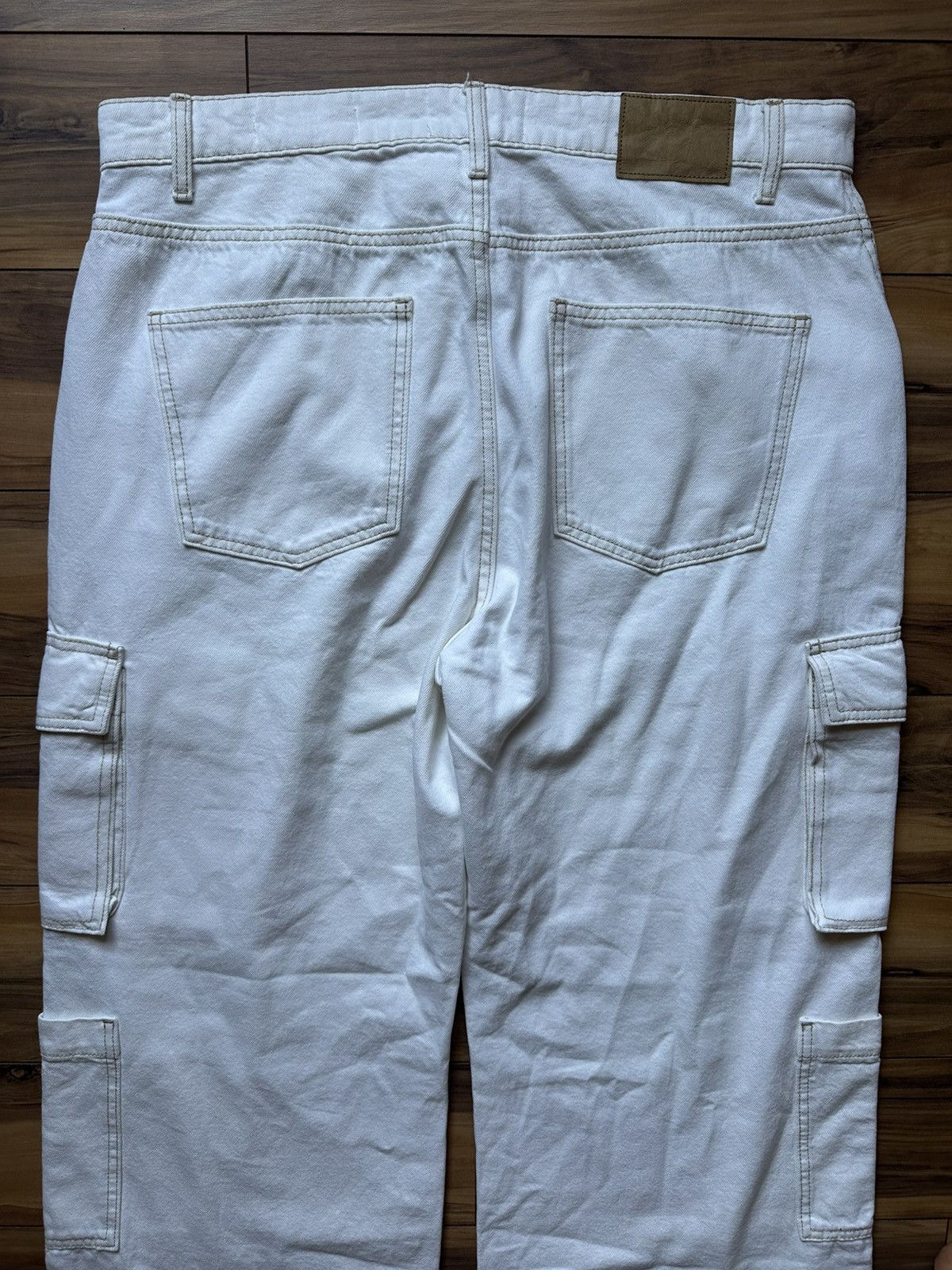 Cotton On Cotton On Cargo Wide Leg Jeans Size 34" / US 12 / IT 48 - 7 Thumbnail