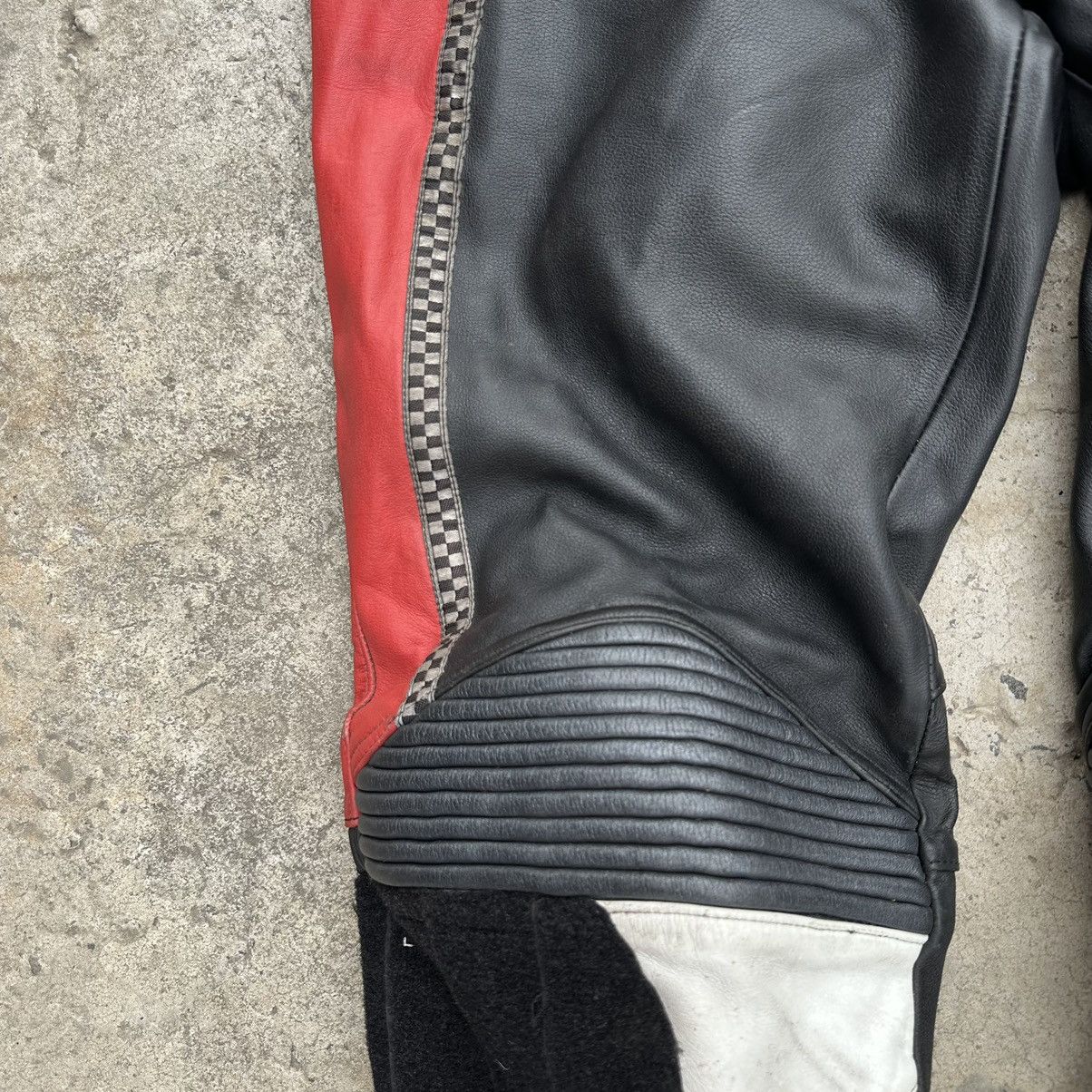 Leather Vintage Moto Leather Pants Size 58 Streetwear Y2K 00s Size US 42 / EU 58 - 4 Thumbnail