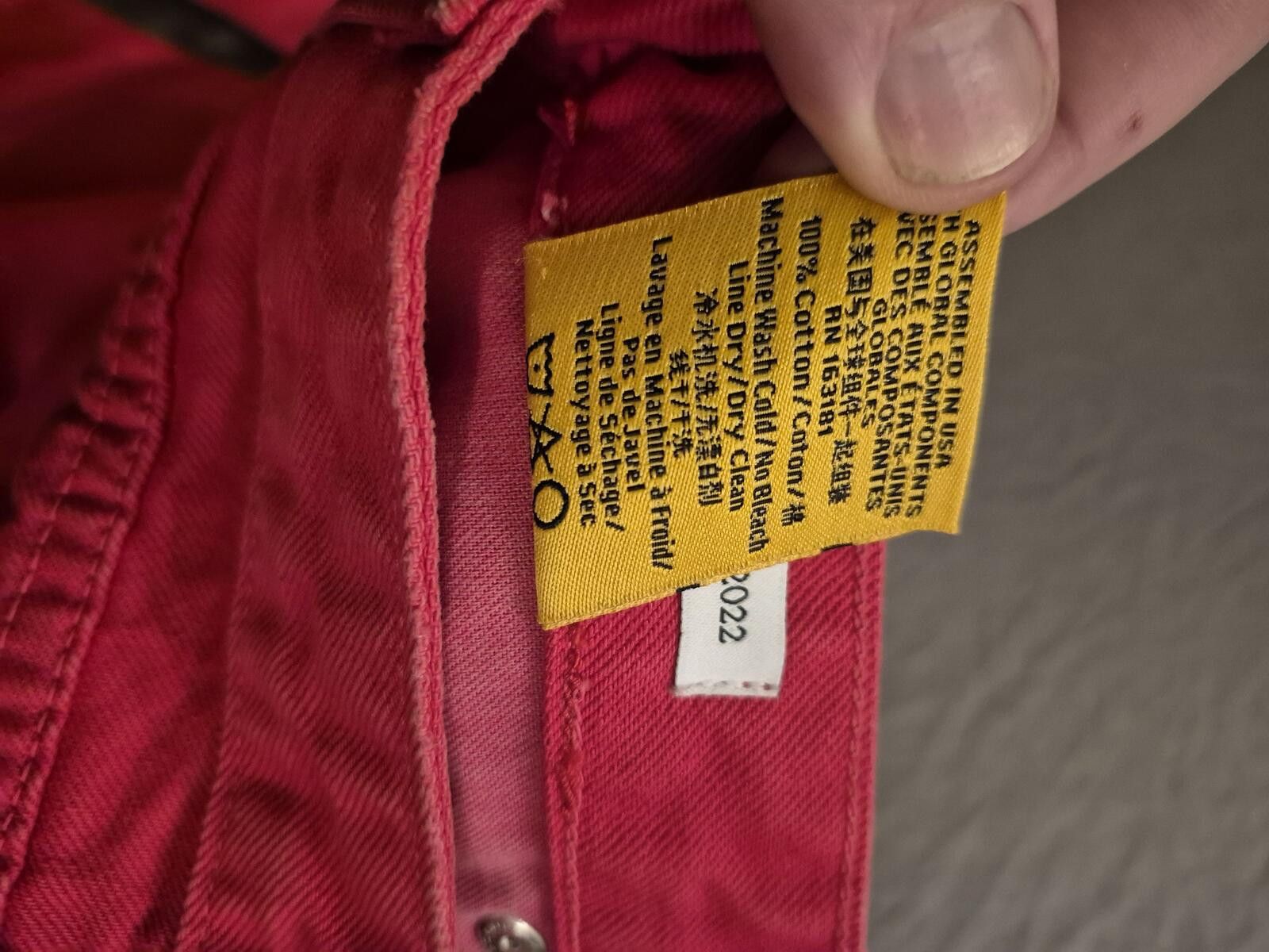 Rhude Rhude Red Denim Jeans Size 29 Size US 29 - 7 Thumbnail