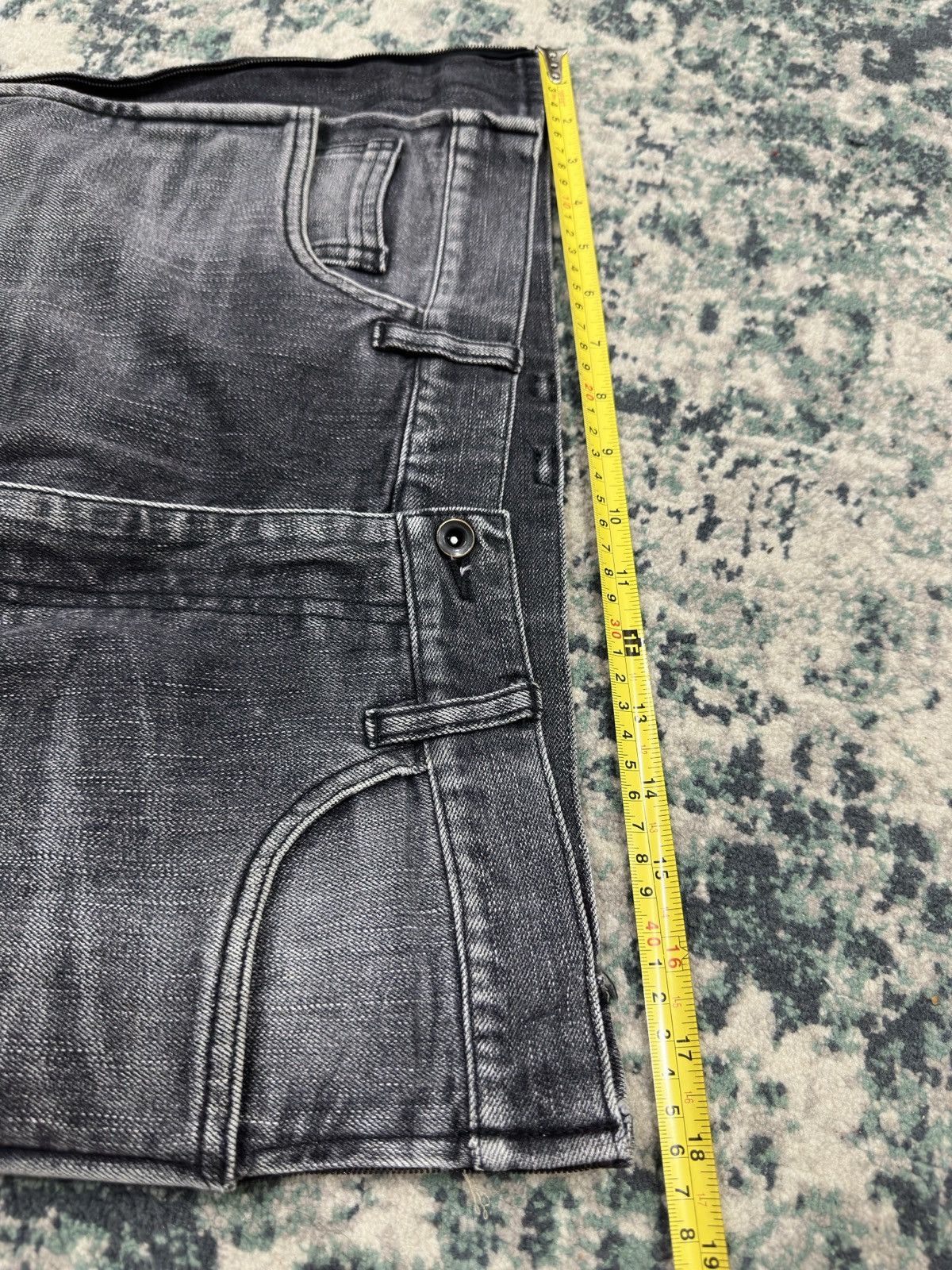ato Aatoo Modeled By Masayori Matsumo Hybrid Zipper Flared Denim Size US 32 / EU 48 - 24 Thumbnail