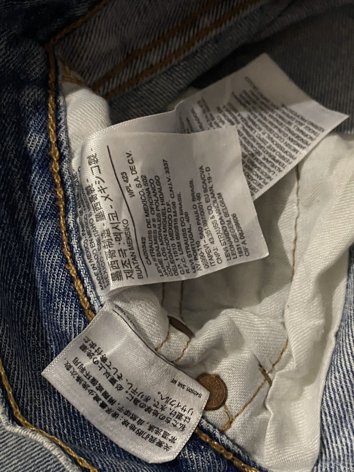 Japanese Brand × Levi's Vintage Levis Strauss Japan 501 Button 4996 Distressed h' Size US 29 - 19 Thumbnail